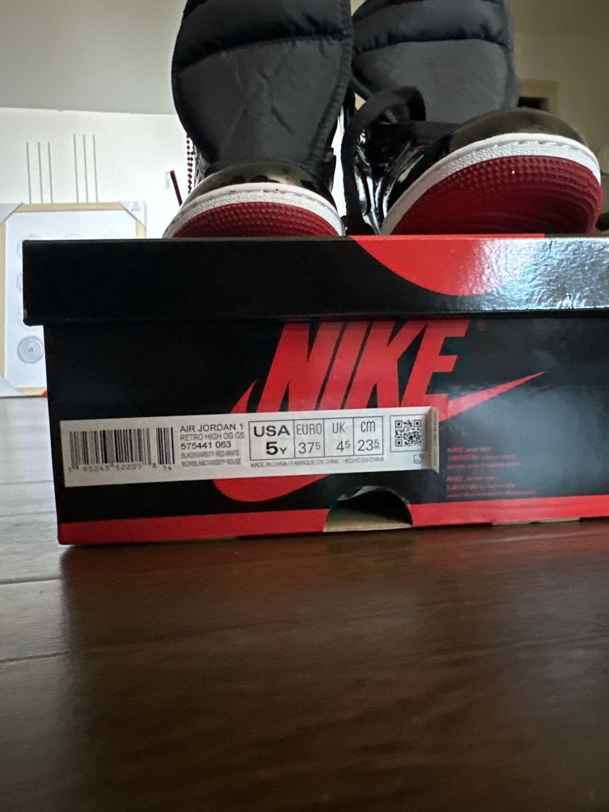 Jordan Brand Patent bred jordan 1 GS. Size US 6.5 / IT 36.5 - 6 Thumbnail