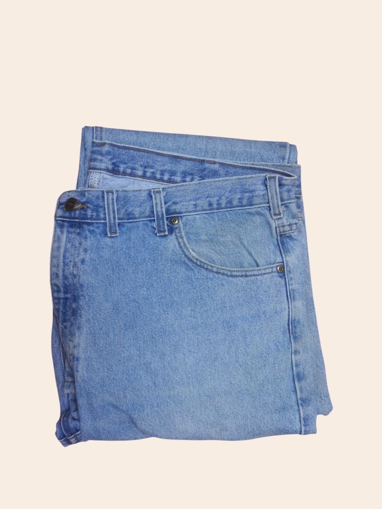 Carhartt Carhartt Faded Light Blue Relaxed Fit Jeans (W44 X L30) Size US 44 / EU 60 - 7 Thumbnail