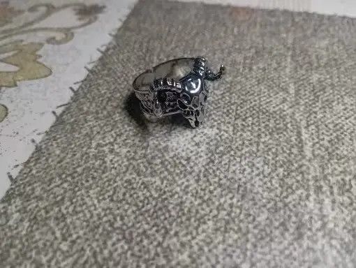 Jewelry Matsusaka x Eno Punk Sheep Head Resizeable Ring Size ONE SIZE - 2 Thumbnail