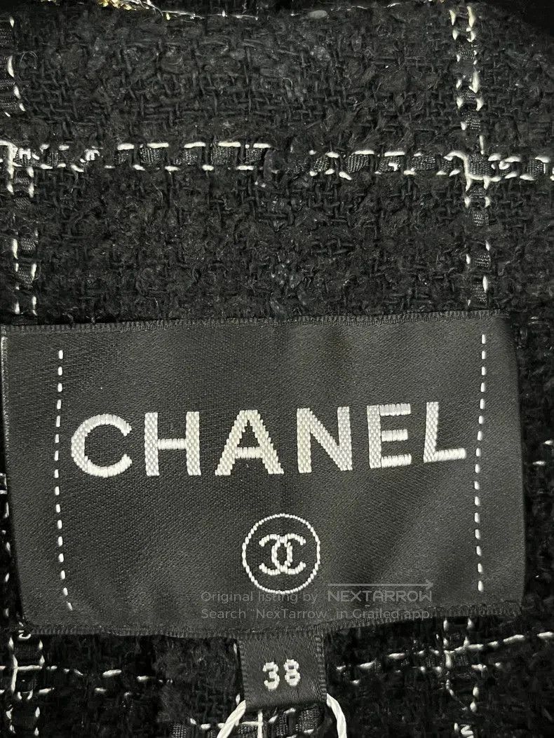 Chanel Chanel Black Sequin Embellished Jacket. Size US M / EU 48-50 / 2 - 4 Thumbnail