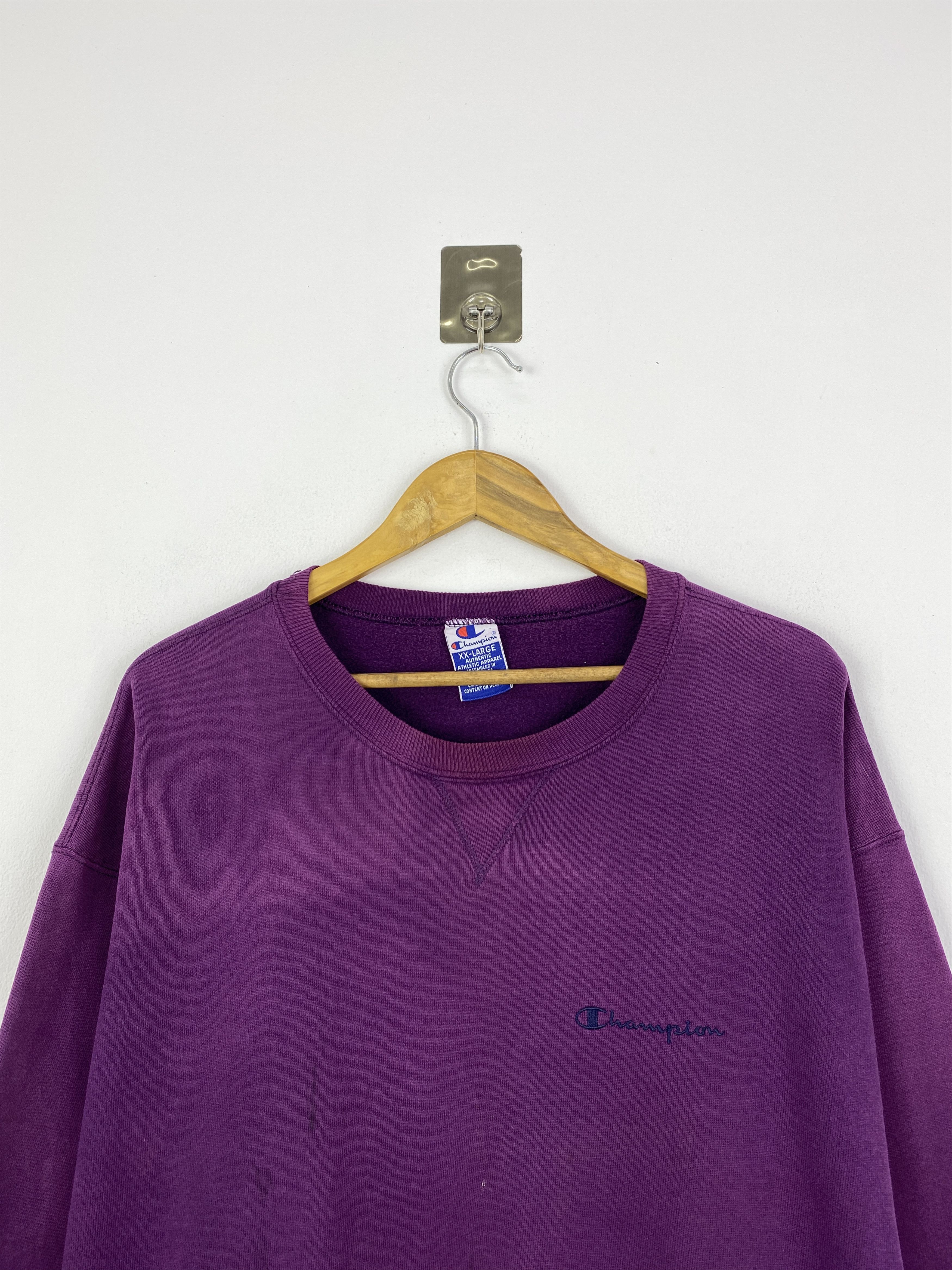 Champion Vintage Y2k Champion Sun Faded Pullover Sweatshirt SH0082 Size US XL / EU 56 / 4 - 2 Thumbnail