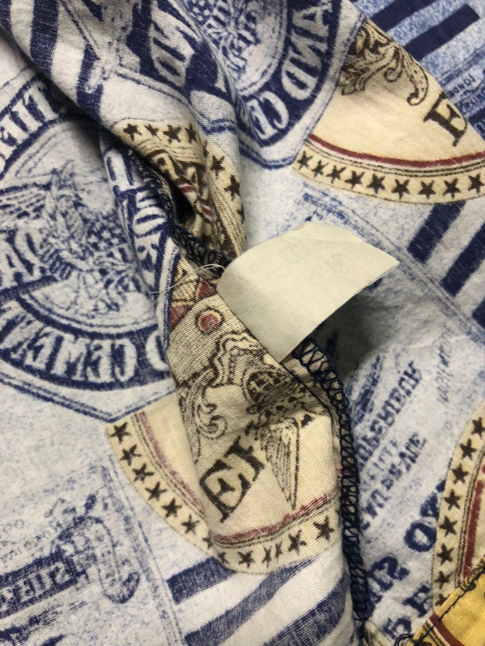 Japanese Brand 80s-90s Vintage Ranian All Over Print Open Collar Shirt Rare Size US L / EU 52-54 / 3 - 12 Thumbnail