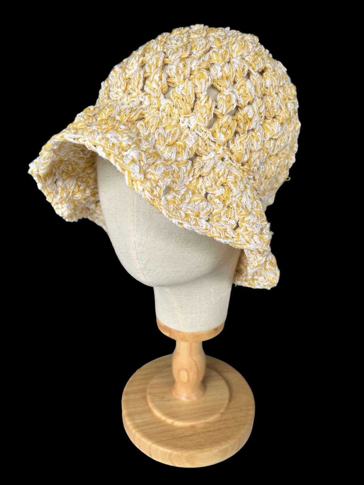 Japanese Brand × Kapital × Vintage Crochet Knitted Handmade Bucket Hats Size ONE SIZE - 1 Thumbnail