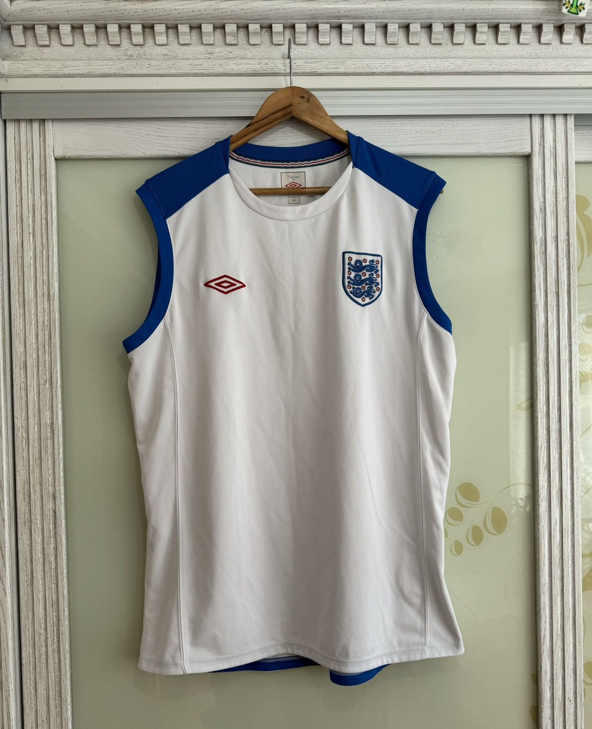 Umbro England Vintage Soccer Top Jersey Football Kit Shirt Size US XXL / EU 58 / 5 - 1 Thumbnail