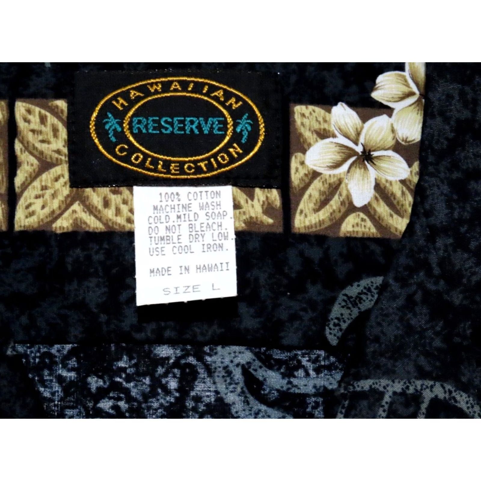 Vintage Hawaiian Reserve Collection Mens Large Sea Scene Turtle Short Sleeve Button-Up Shirt NWOT Size US L / EU 52-54 / 3 - 3 Thumbnail