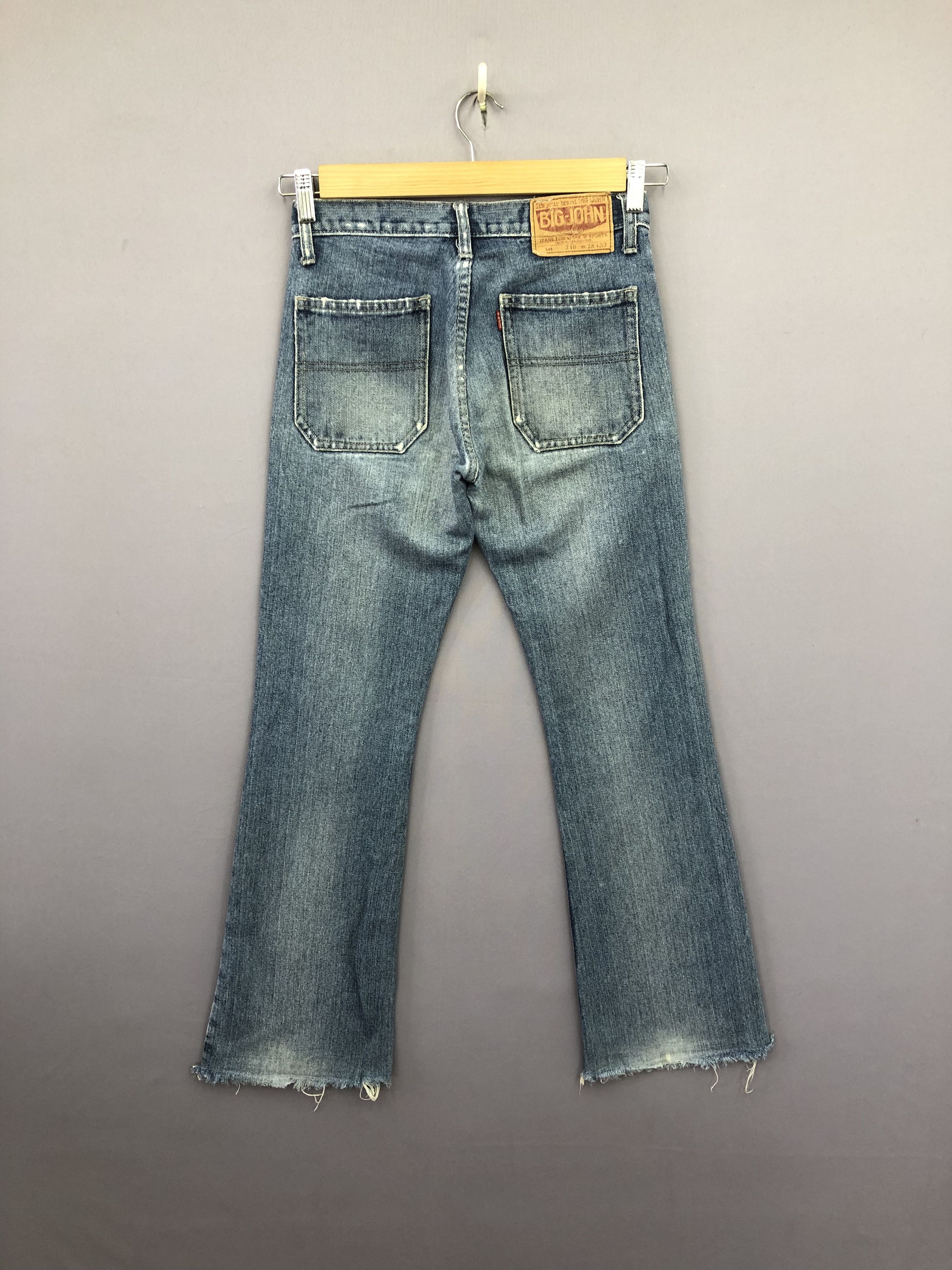 Big John Vintage Big John Flare Distressed Bush Pants Jeans Denim Size 28" / US 6 / IT 42 - 2 Thumbnail