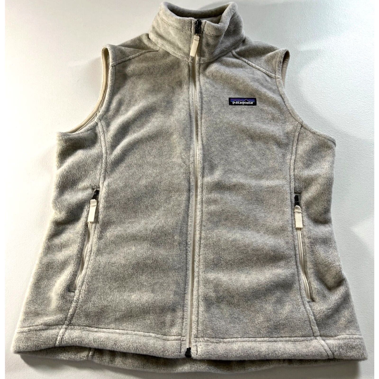 Patagonia Patagonia Women's Vest Synchilla Full Zip Oat 23015 S Outdoor Logo Size S / US 4 / IT 40 - 5 Thumbnail