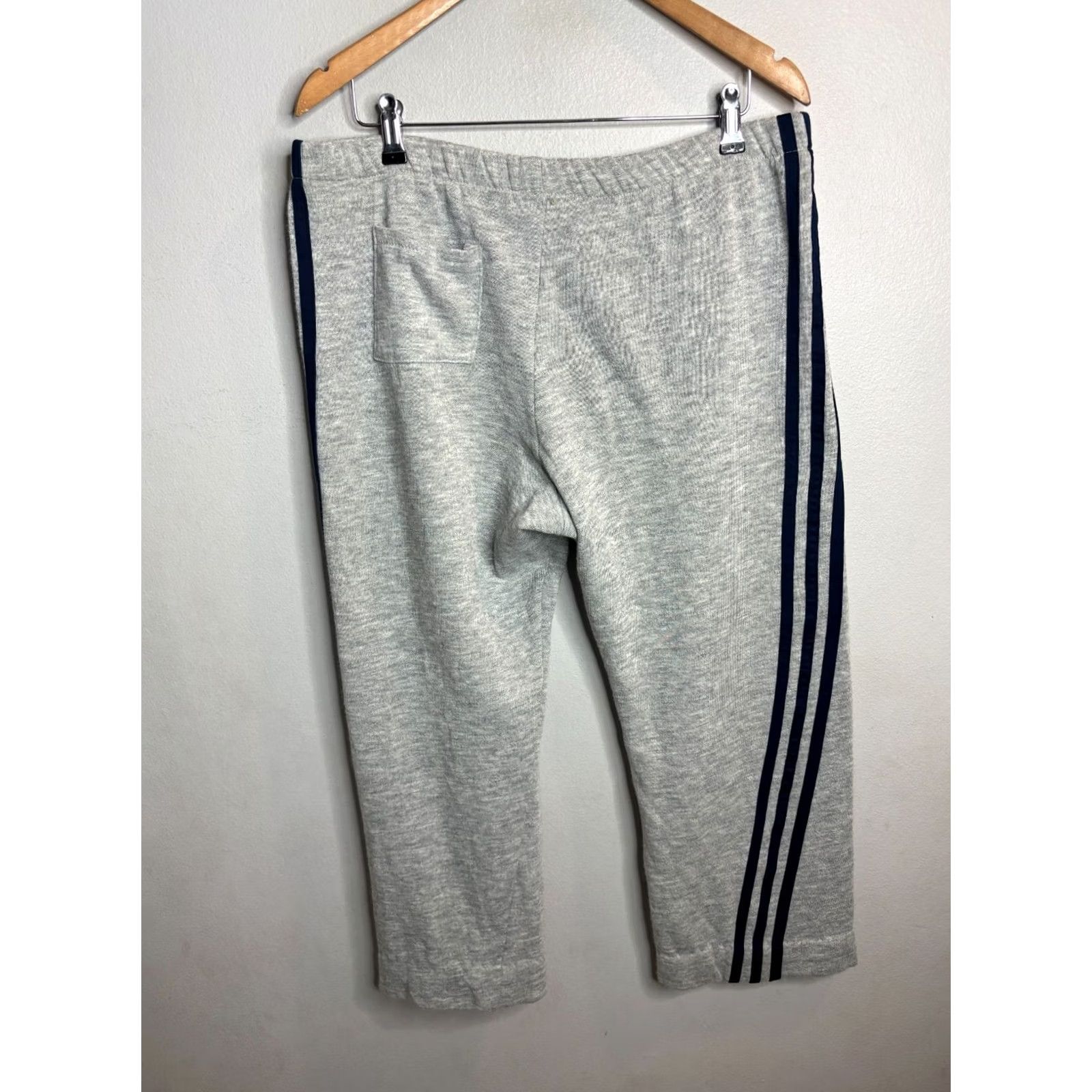 Agolde VINTAGE Gold Eagle Sweat Pants L Gray Acrylic USA Made 80s Striped Mens Size US 33 - 5 Thumbnail