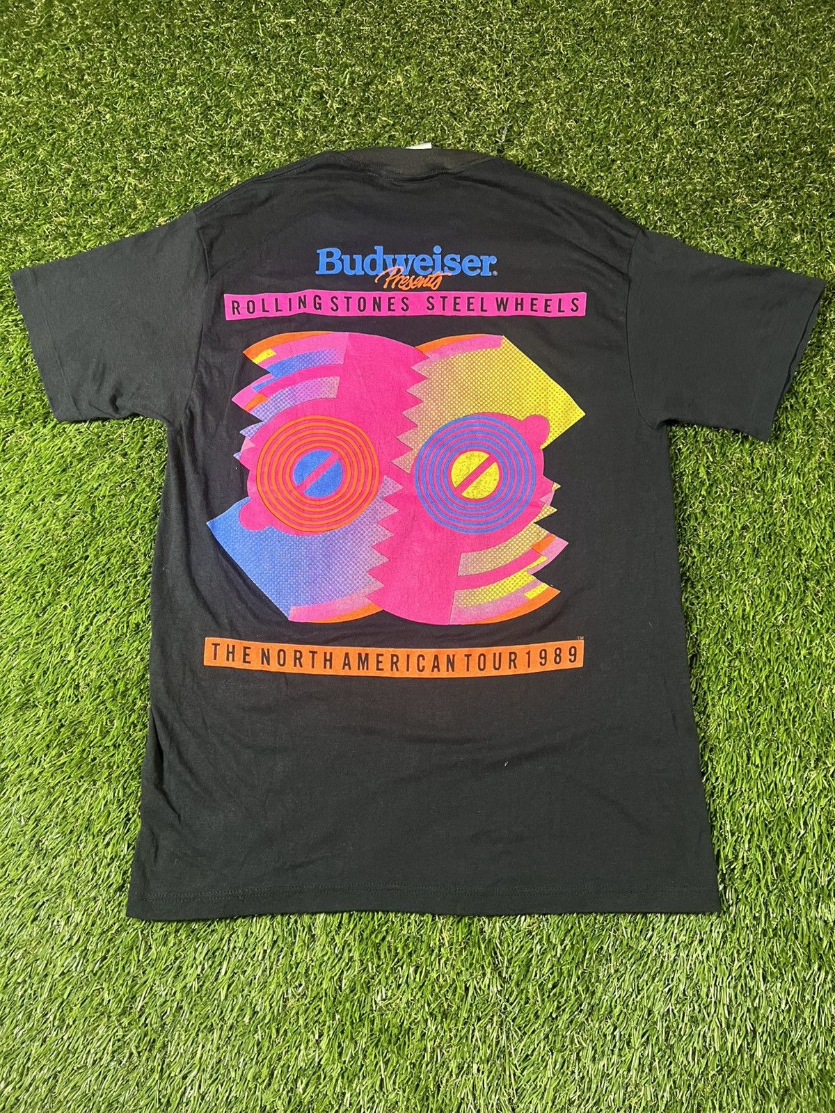 The Rolling Stones Vintage 80s The Rolling Stones American Tour Dope Band Tee Size US L / EU 52-54 / 3 - 2 Thumbnail