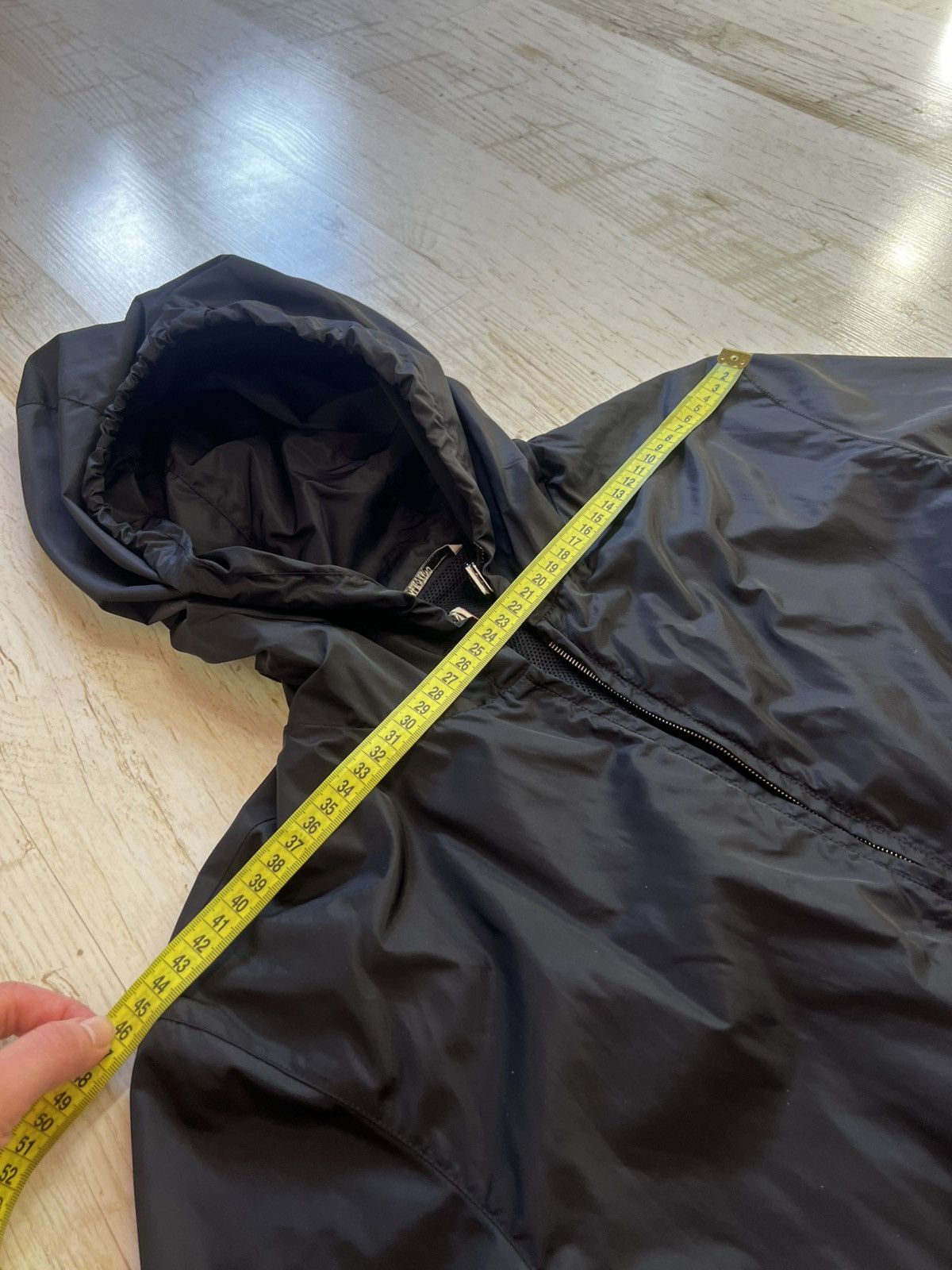 Valentino Valentino Black Nylon Windbreaker Jacket Size US S / EU 44-46 / 1 - 17 Thumbnail