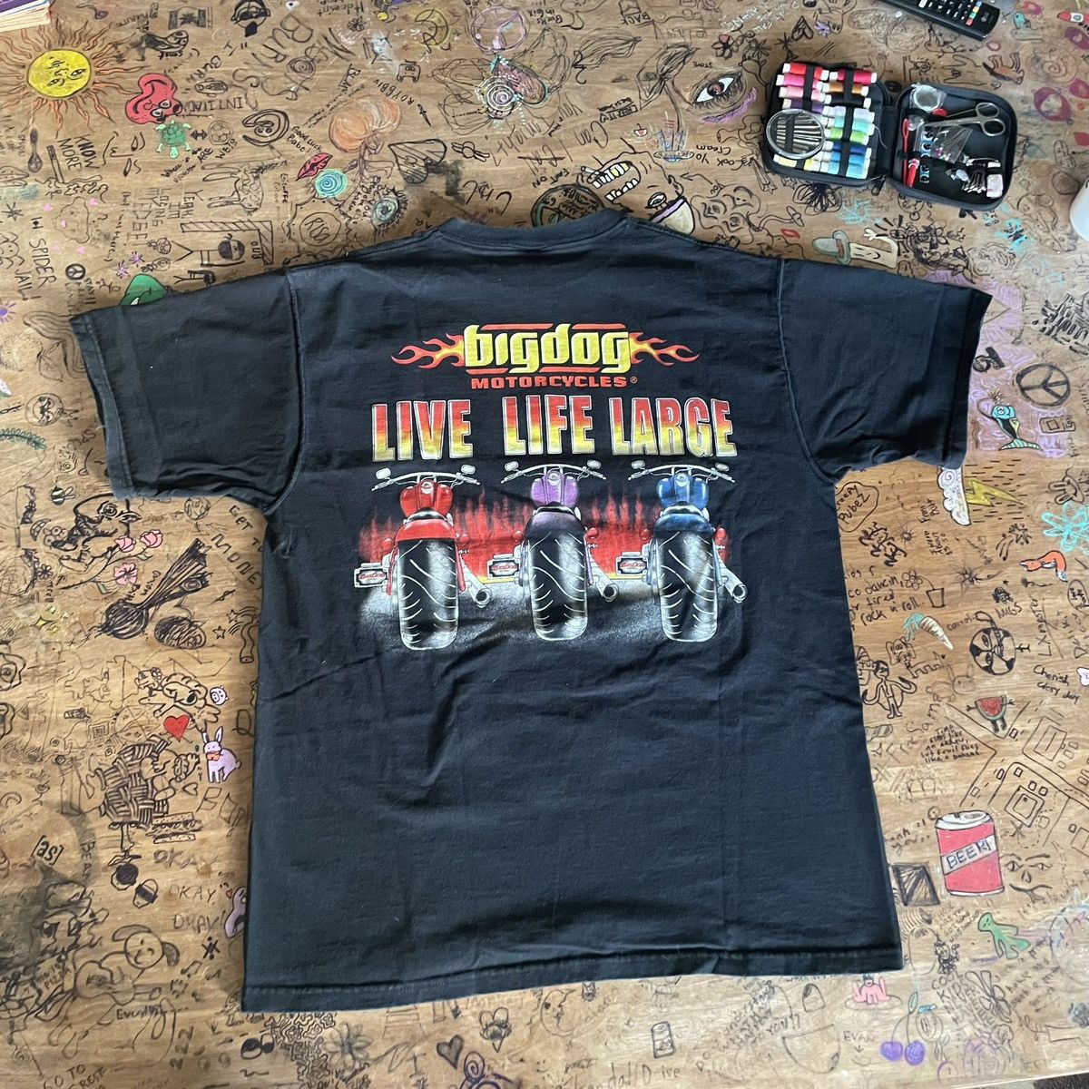 Harley Davidson × Vintage Y2K Motorcycle T Shirt Size US L / EU 52-54 / 3 - 2 Thumbnail