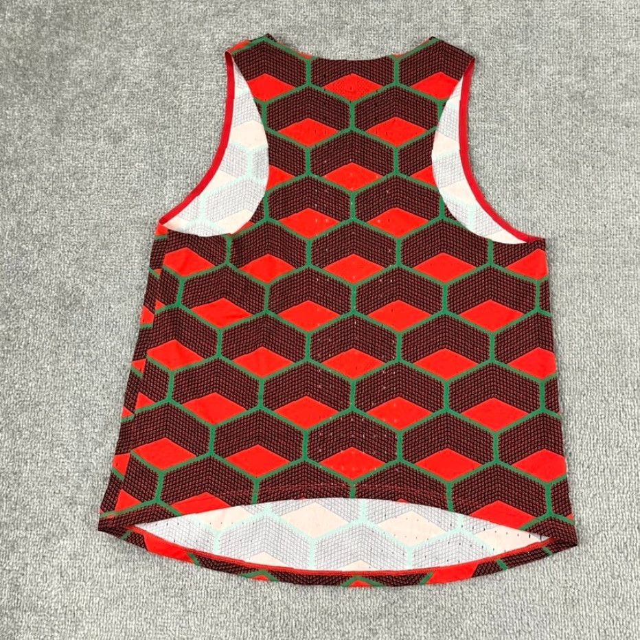 Nike Nike Kenya Tank Top Singlet Womens Large Red Aeroswift Training Running Shirt Size L / US 10 / IT 46 - 5 Thumbnail