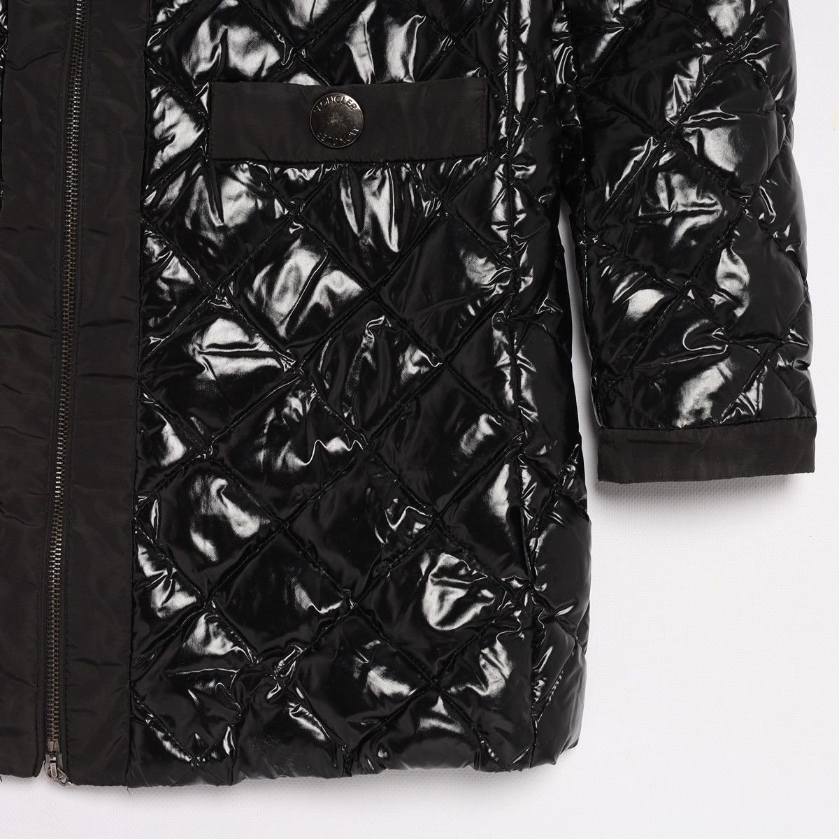 Moncler Moncler Baiel Coat Jacket Quilted Black Polyamide Nylon Size S / US 4 / IT 40 - 6 Thumbnail
