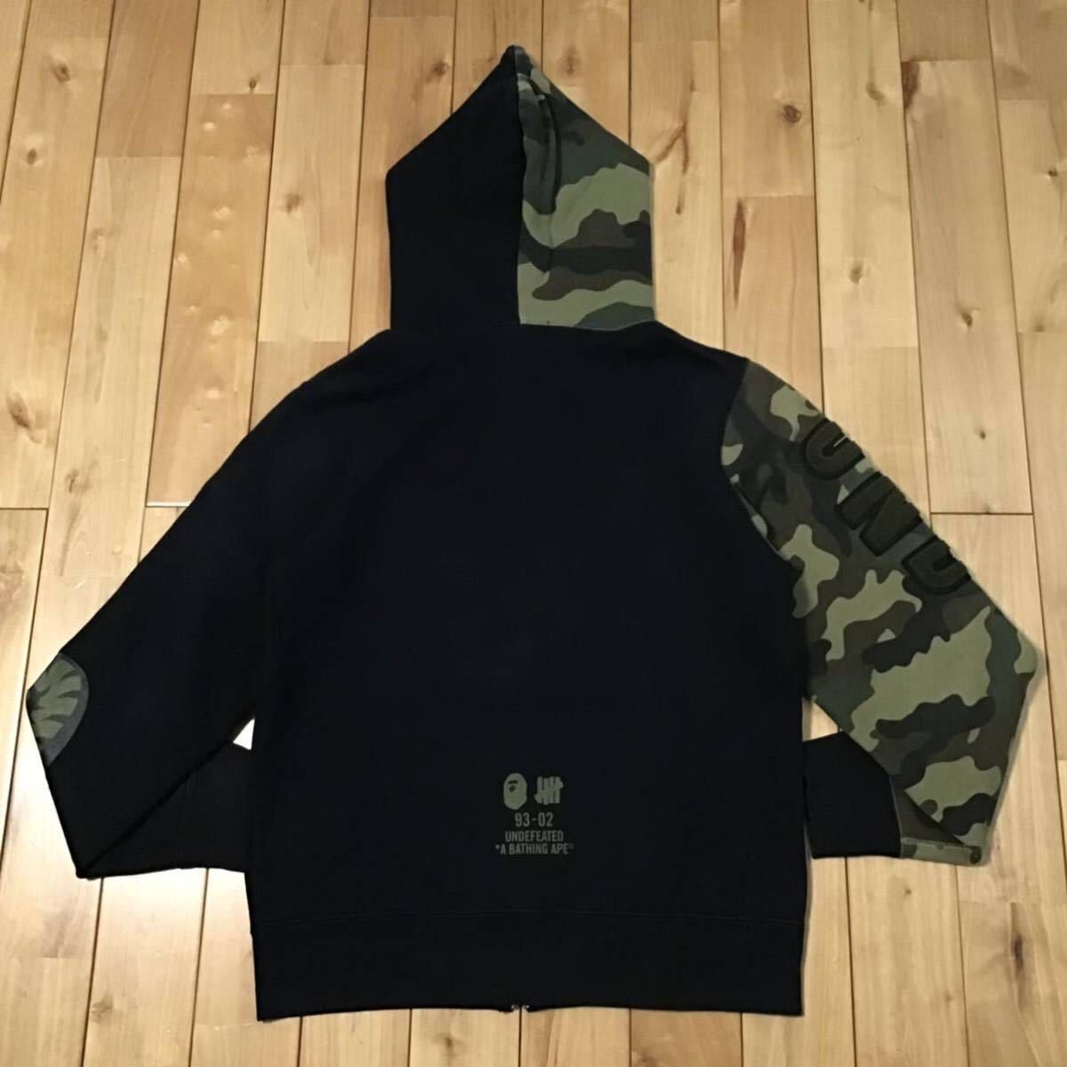 Bape × Undefeated Undefeated × BAPE camo shark full zip hoodie a bathing ape Size US M / EU 48-50 / 2 - 2 Thumbnail