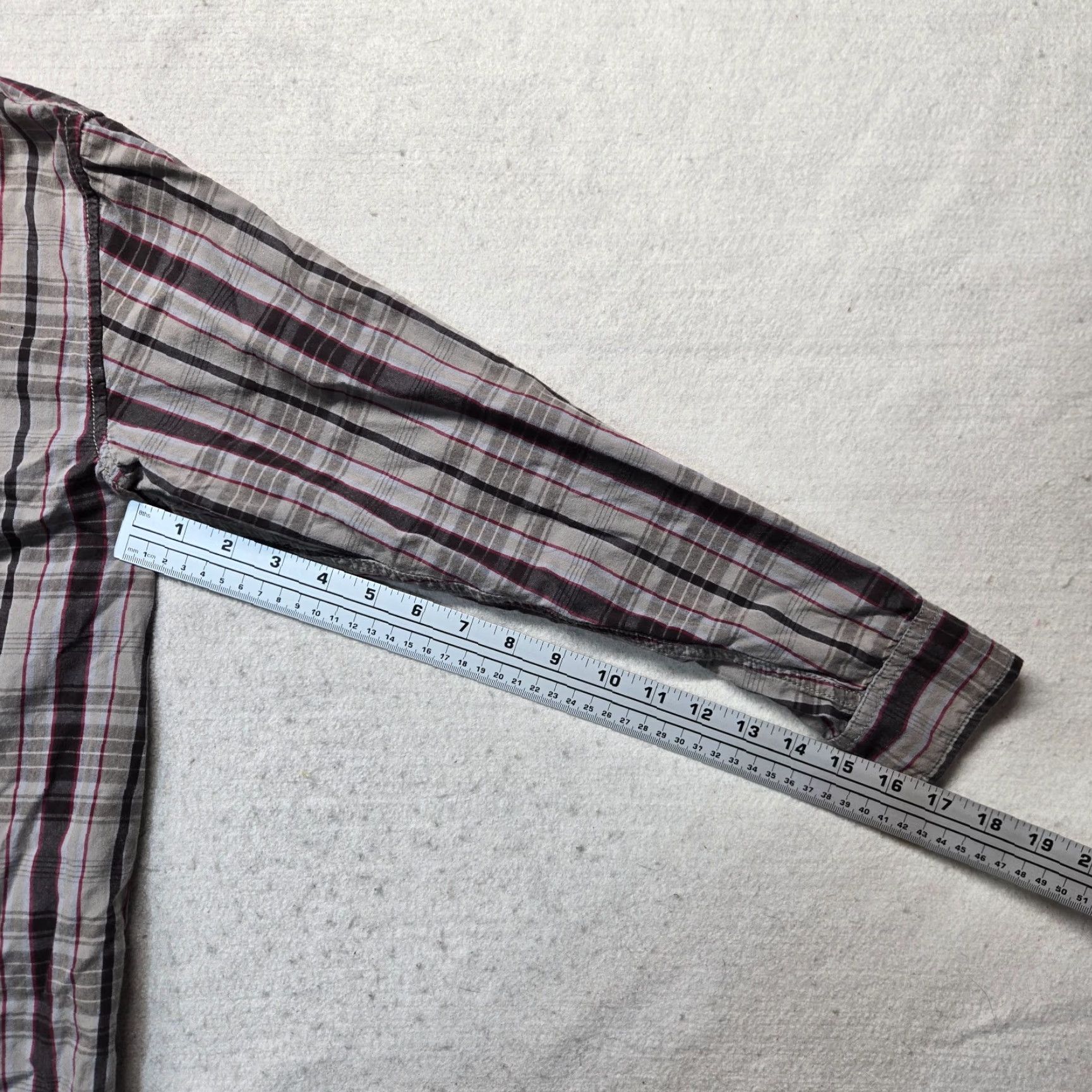 Camel Red Camel Shirt Mens M Medium Button-Up Plaid Long Sleeve Cotton Red Camel Regular Fit Casual, Workwear, Business, Travel - Mens Size US M / EU 48-50 / 2 - 5 Thumbnail