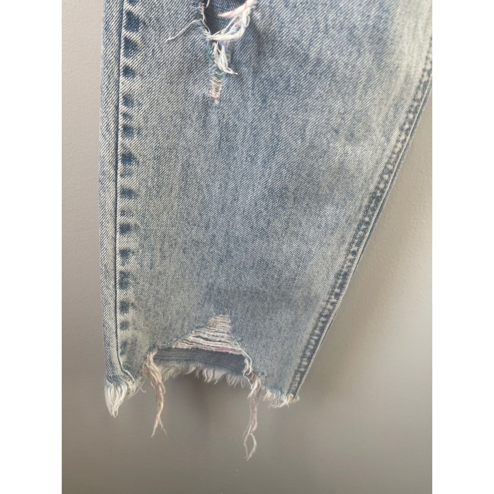 HIDDEN Hidden Rainbow Ripped High Rise Slim Boyfriend Denim Jeans Size 27" / US 4 / IT 40 - 4 Thumbnail