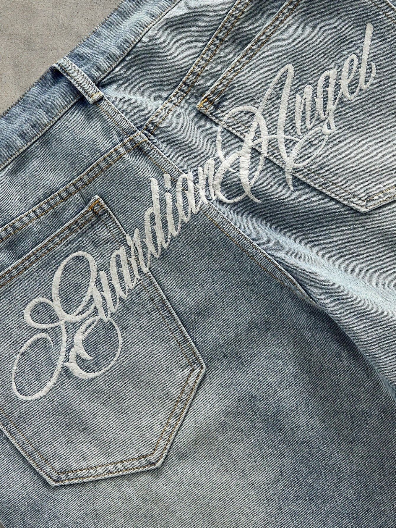 Vintage Washed jeans shorts Size US 34 / EU 50 - 4 Thumbnail