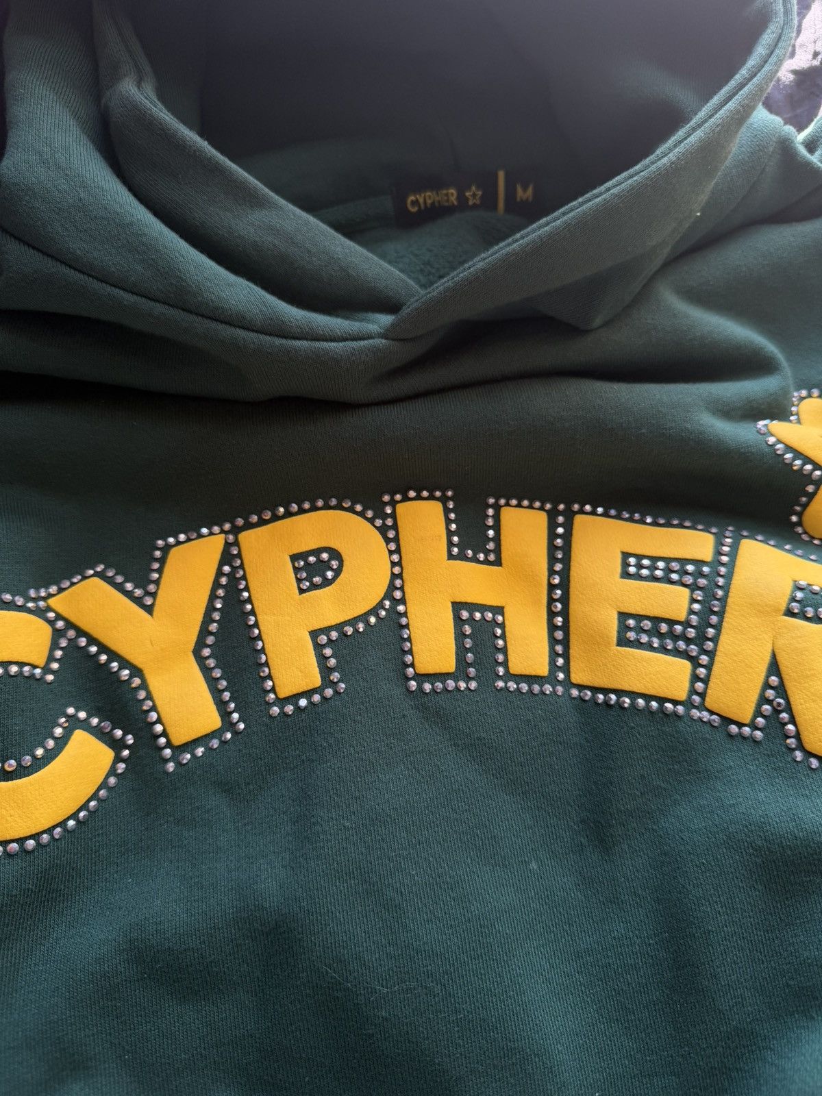 Other green streetwear hoodie bedazzled Size US M / EU 48-50 / 2 - 3 Thumbnail