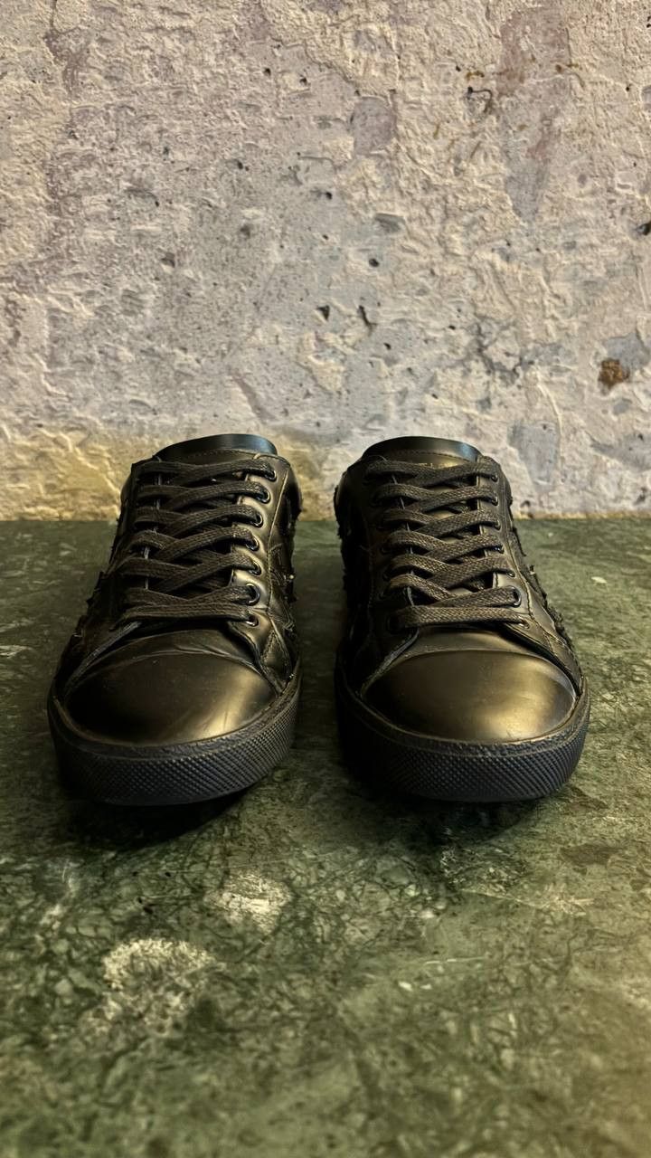 Saint Laurent Paris saint laurent paris multistar black leather sneakers Size US 8 / EU 41 - 5 Thumbnail