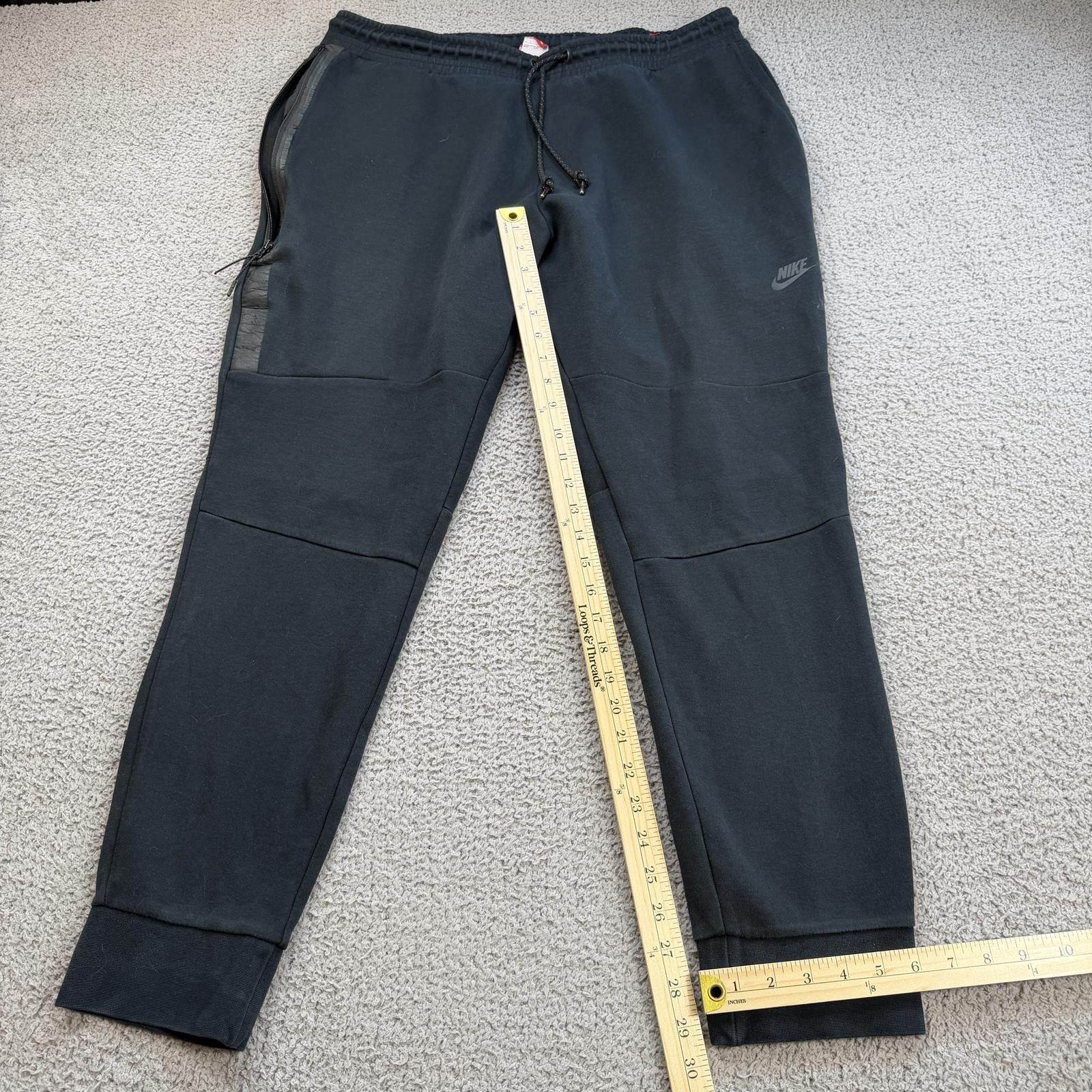Nike Nike Tech Fleece Joggers Black XXL Mens Athletic Sweatpants Size US 40 / EU 56 - 4 Thumbnail