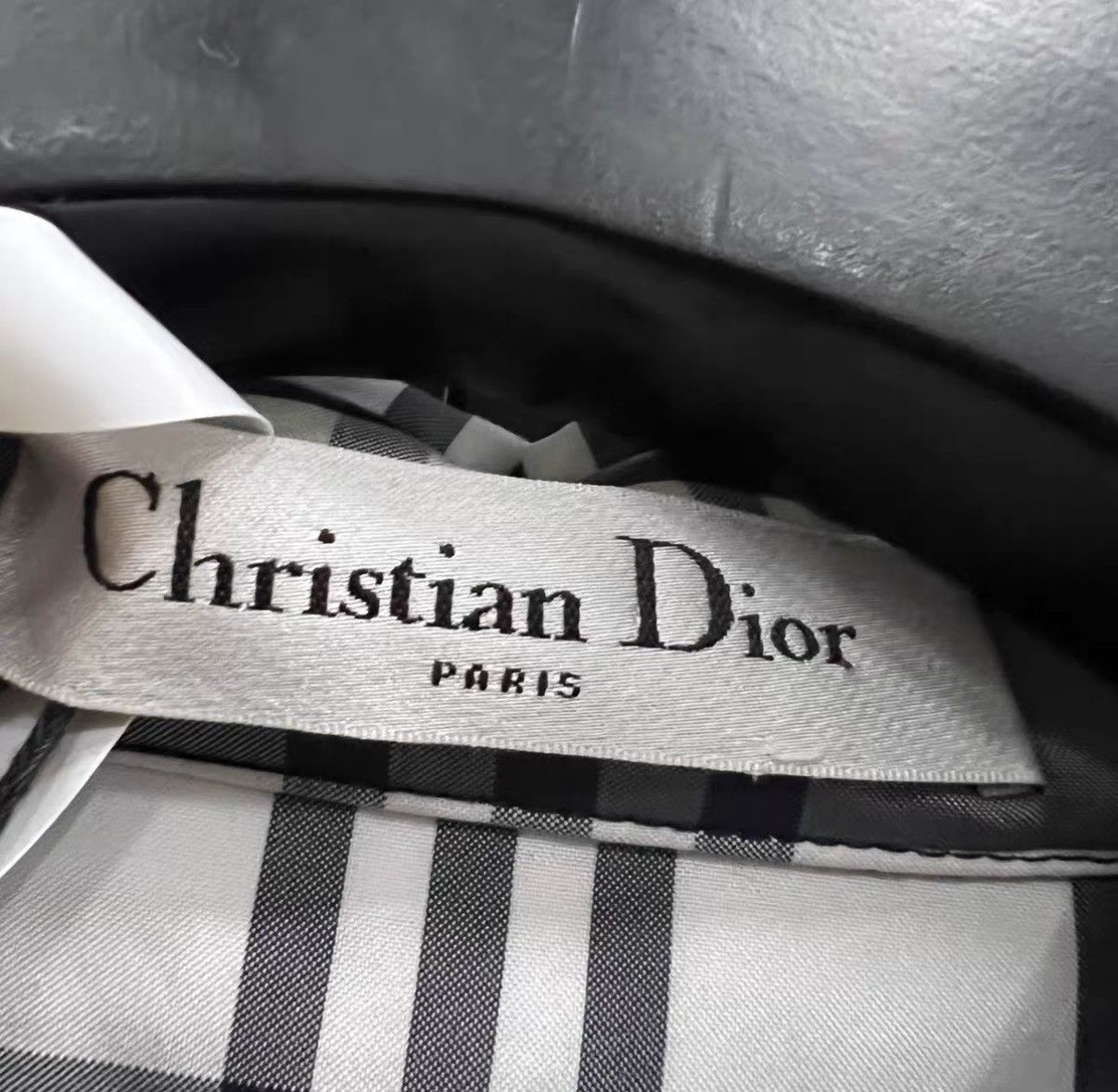 Dior Dior Black and White Plaid Short-Sleeve Dress J41 Size XS / US 0-2 / IT 36-38 - 4 Thumbnail
