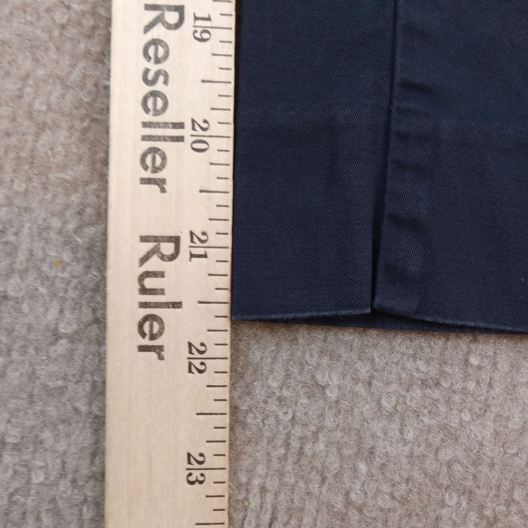 Talbots Talbots Womens Petite Blue Stretch Crop Straight Leg Pants 4P 28x21 Extra Large XL Size 28" / US 6 / IT 42 - 3 Thumbnail