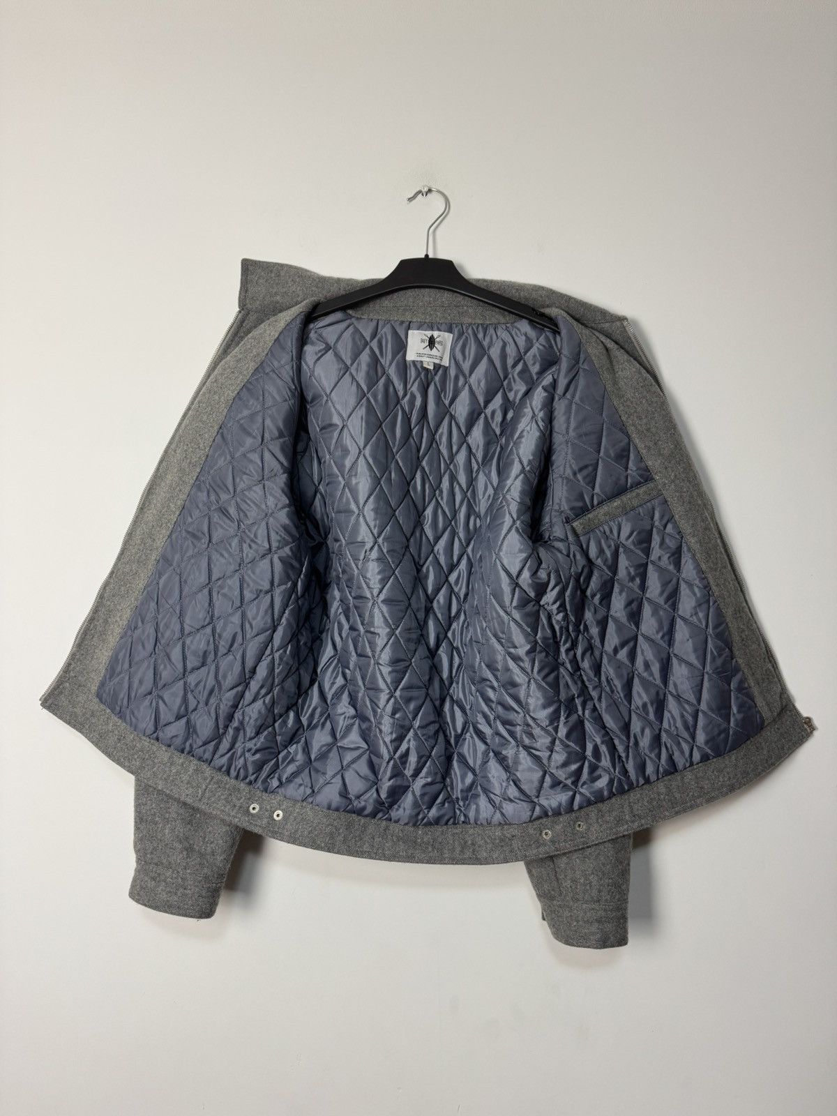 Daily Paper Daily Paper Vintage Grey Wool Trucker Jacket Basic Stlye Size US L / EU 52-54 / 3 - 12 Thumbnail