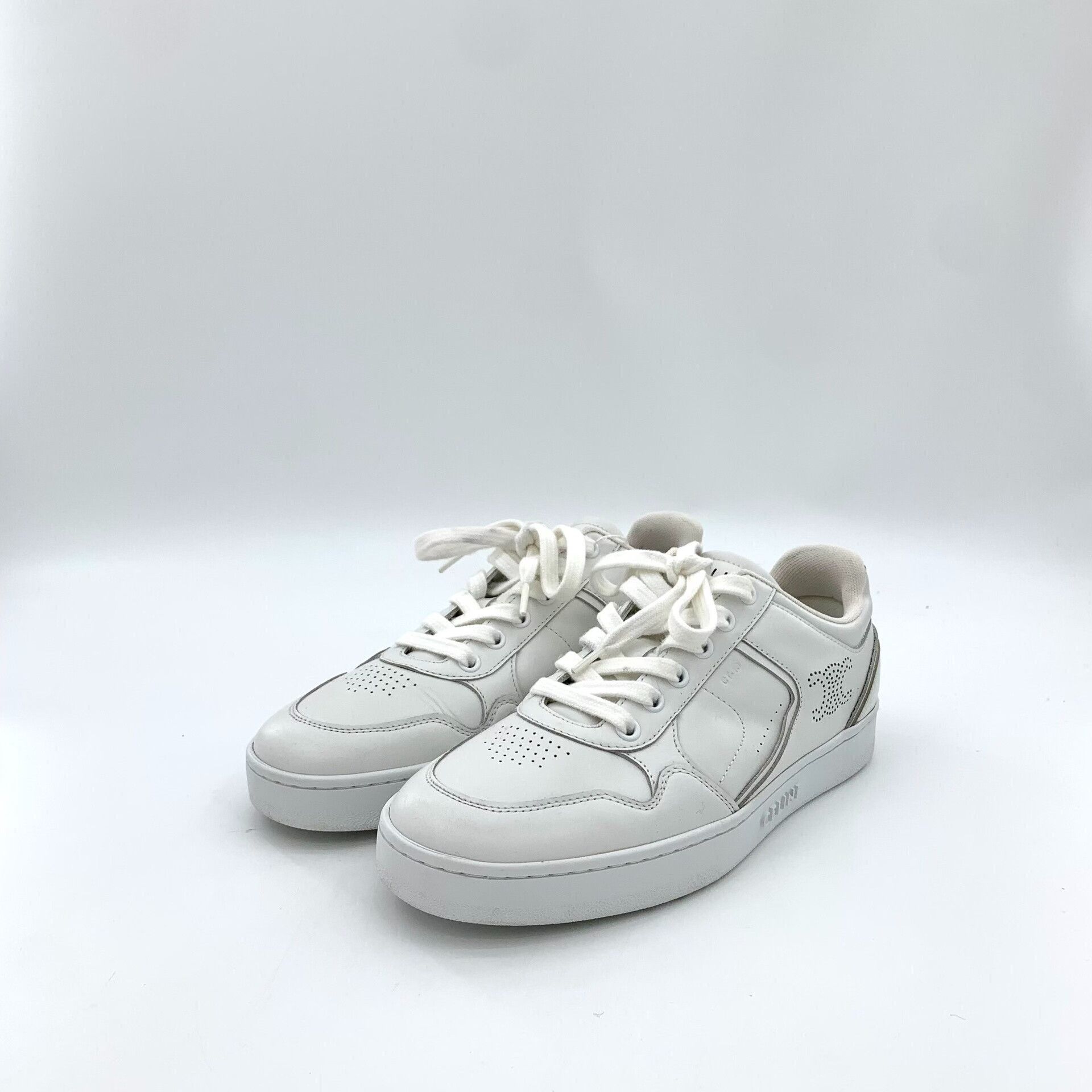 Celine Celine Retro Printed White Lowtop Sneakers 37 Women Size US 6.5 / IT 36.5 - 1 Thumbnail