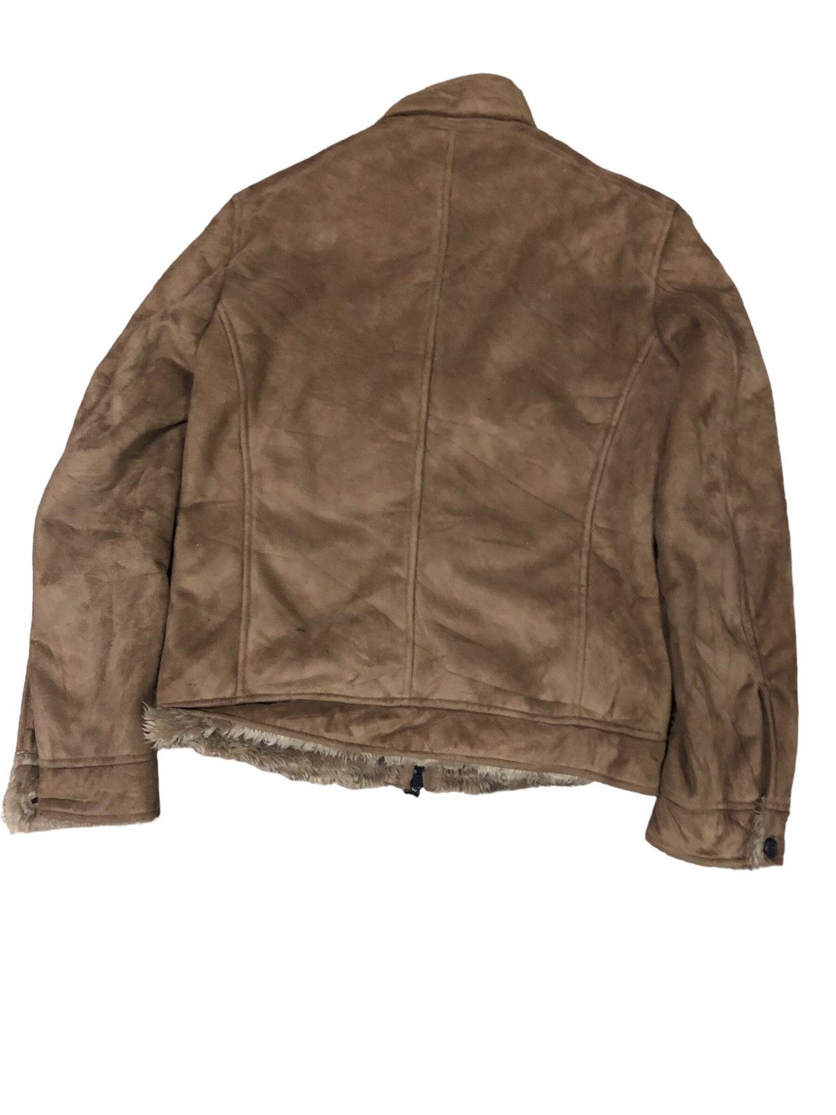 If Six Was Nine × Le Grande Bleu (L.G.B.) × Nicole Club Hideaway Nicole mole skin Shearling Cozy Jacket Size US M / EU 48-50 / 2 - 2 Thumbnail