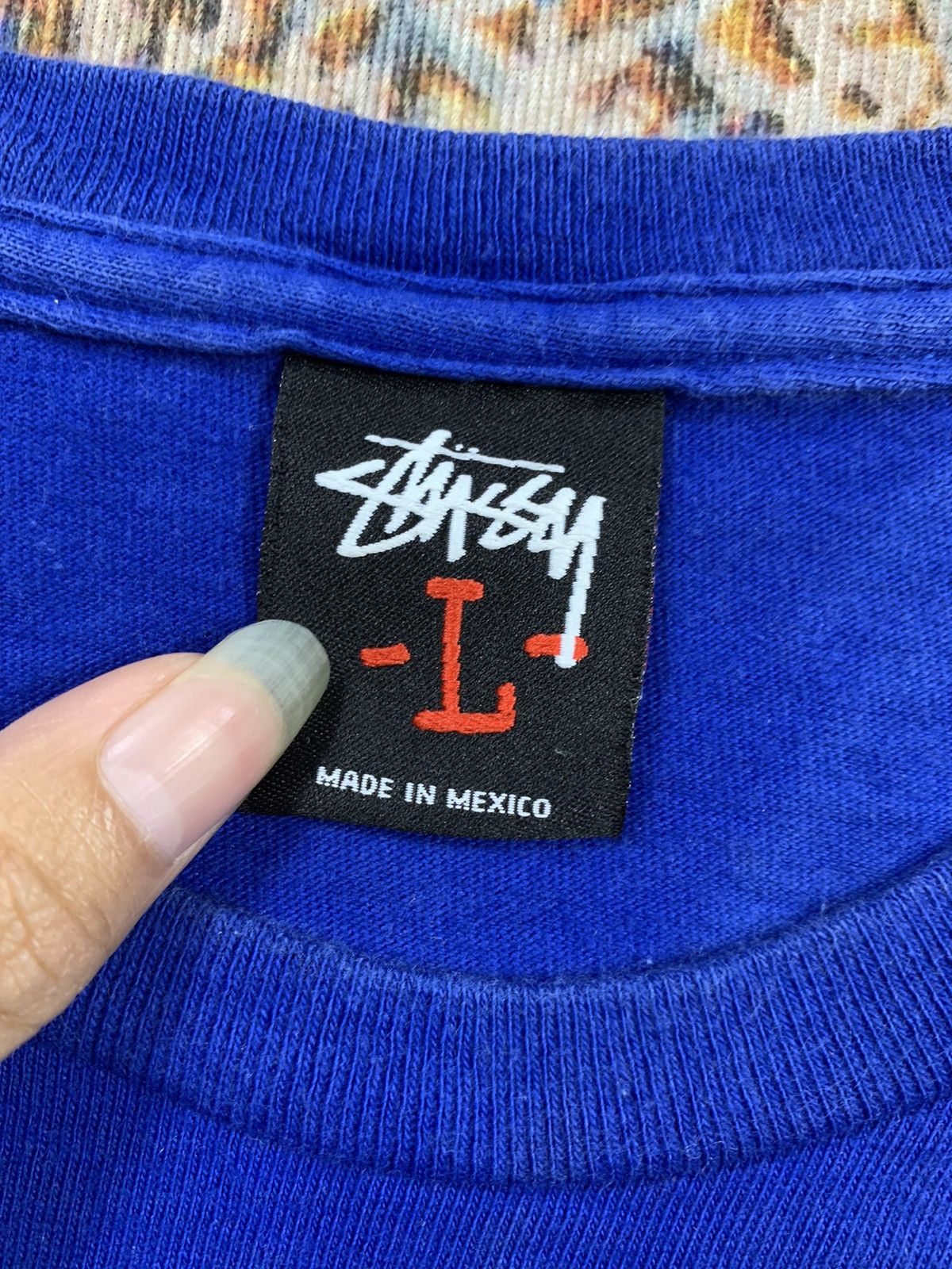 Stussy Vintage Stussy blue short sleeve Size US L / EU 52-54 / 3 - 4 Thumbnail