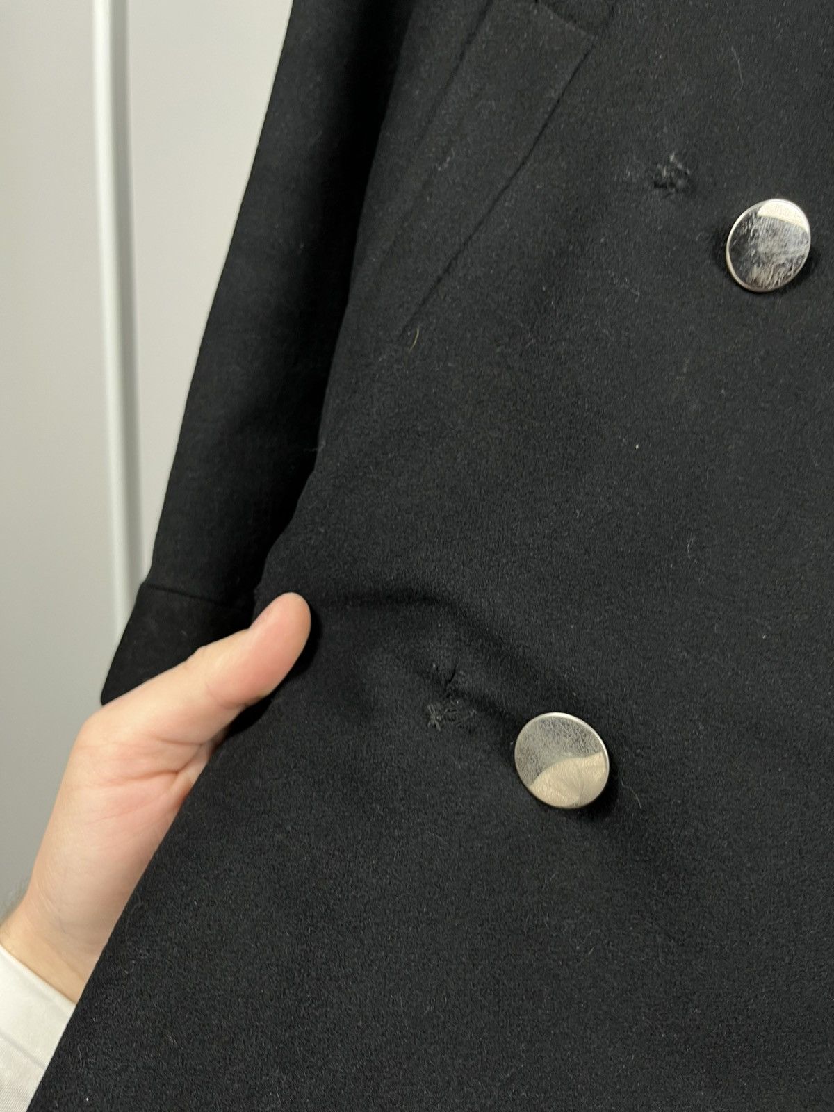 Other Vintage Heavy Wool Jacket Double Breasted Black Size US S / EU 44-46 / 1 - 10 Thumbnail