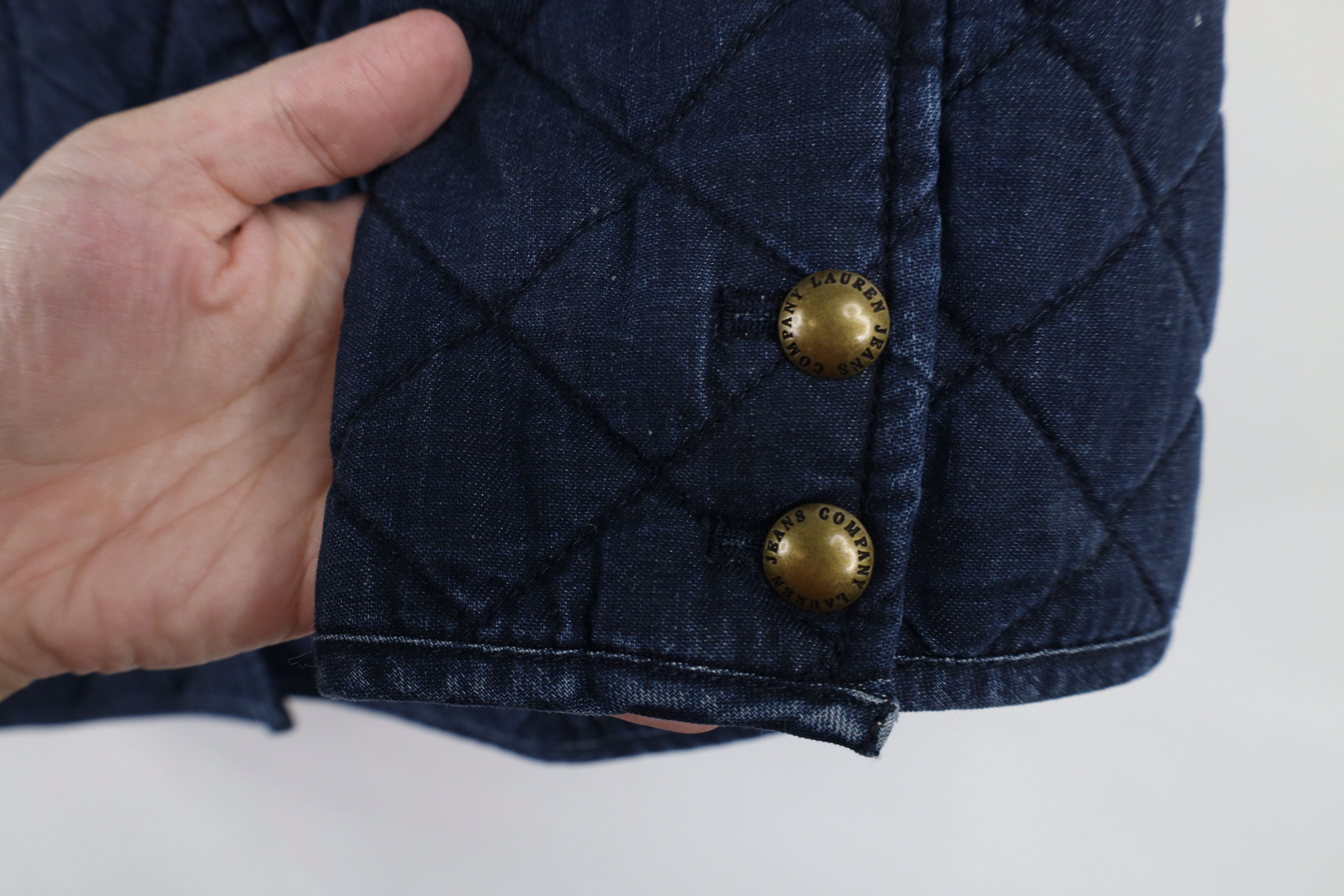Ralph Lauren × Vintage Vintage 90s Ralph Lauren Full Button Jacket Indigo Blue Size XL / US 12-14 / IT 48-50 - 4 Thumbnail