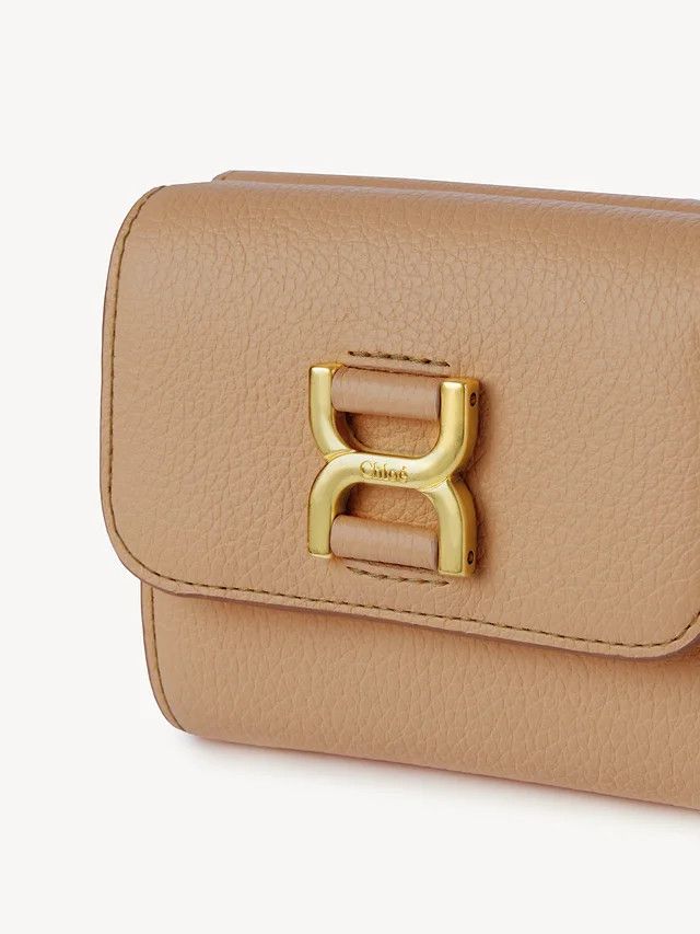 Balenciaga oc11z0625 Size: OS / Small Marcie Tri-Fold Wallet in Beige Size ONE SIZE - 2 Thumbnail
