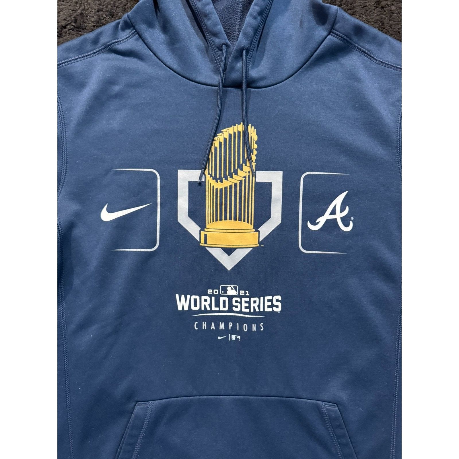 Nike Atlanta Braves Nike 2021 World Series Champions Hoodie Size US S / EU 44-46 / 1 - 2 Thumbnail