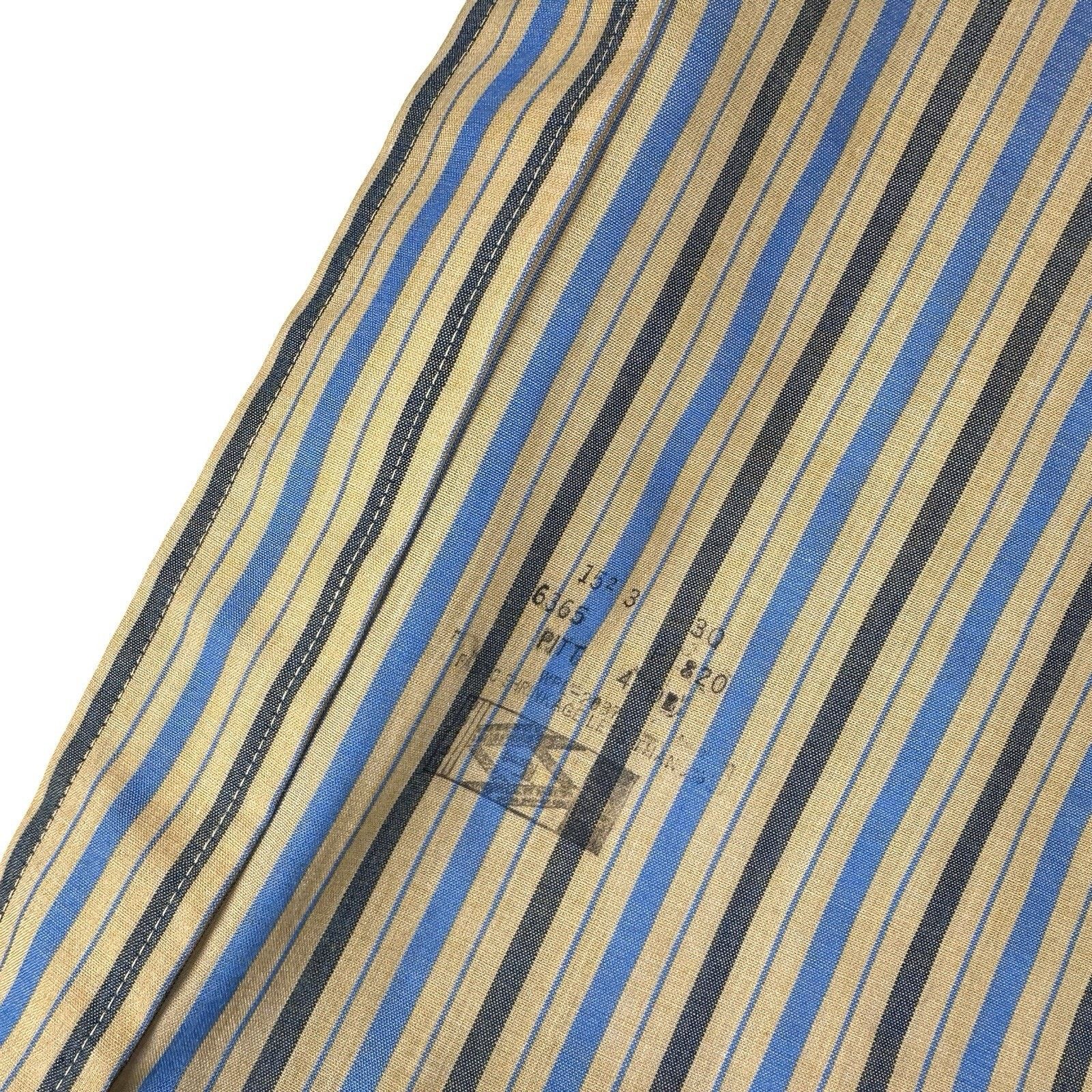 Other VTG Jack Parrish Shirt Men 15.5 Yellow Stripe Pointed Dagger Size US M / EU 48-50 / 2 - 10 Thumbnail