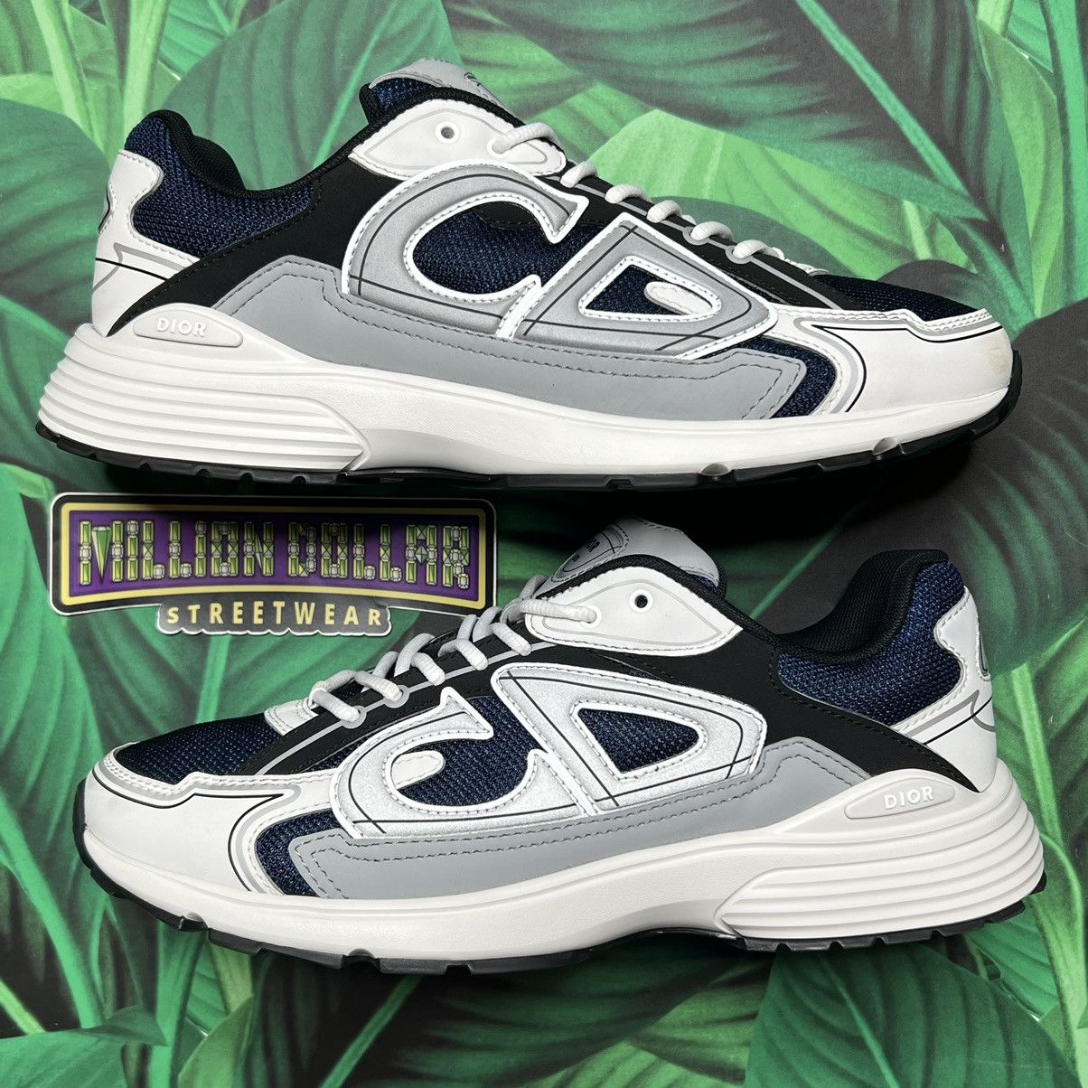 image of Christian Dior Monsieur x Dior B30 Reflective Sneaker ‘Blue Grey’ Sz- 11M/44Eu, Men's
