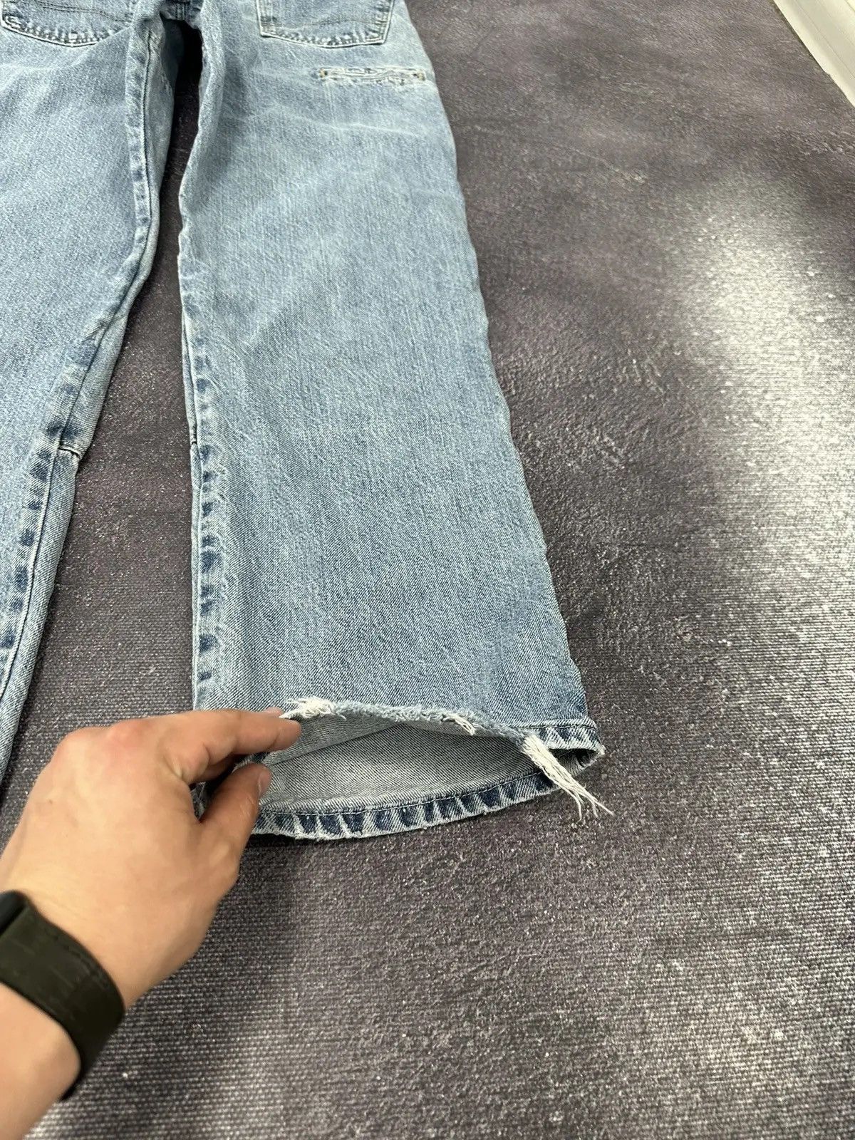 Dickies × Vintage Vintage Dickies Double Knee Denim Light Blue Work Hype Jeans Size US 36 / EU 52 - 5 Thumbnail