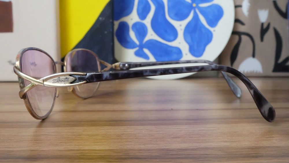 Silhouette Vintage Silhouette M6410 Oval Eyeglasses Size ONE SIZE - 3 Thumbnail