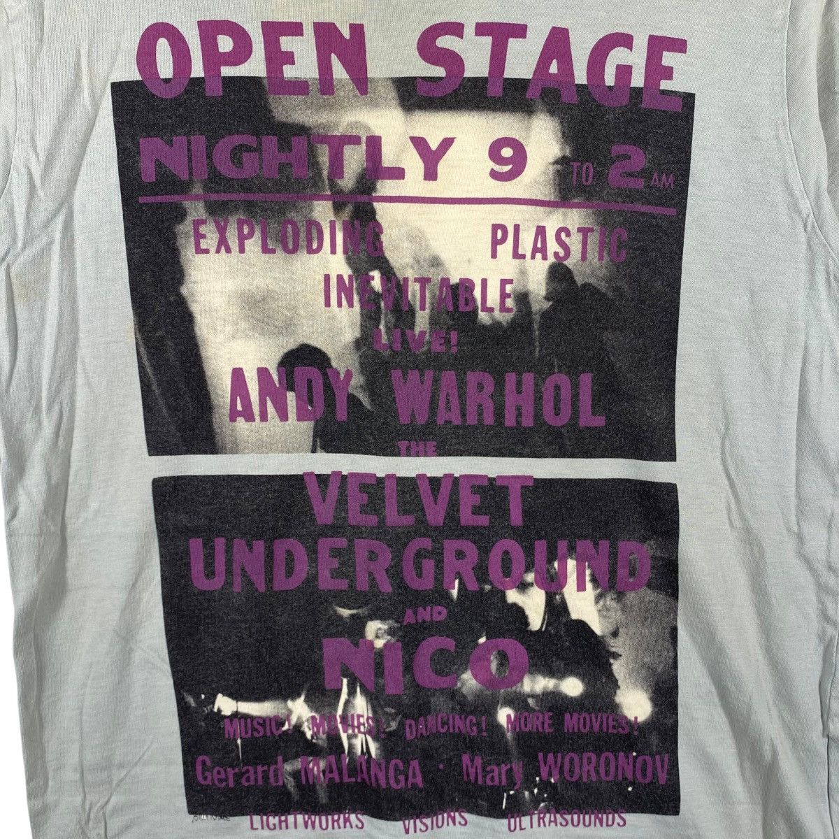 Andy Warhol × Hysteric Glamour HYSTERIC GLAMOUR x ANDY WARHOL The Velvet Underground Size US M / EU 48-50 / 2 - 2 Thumbnail