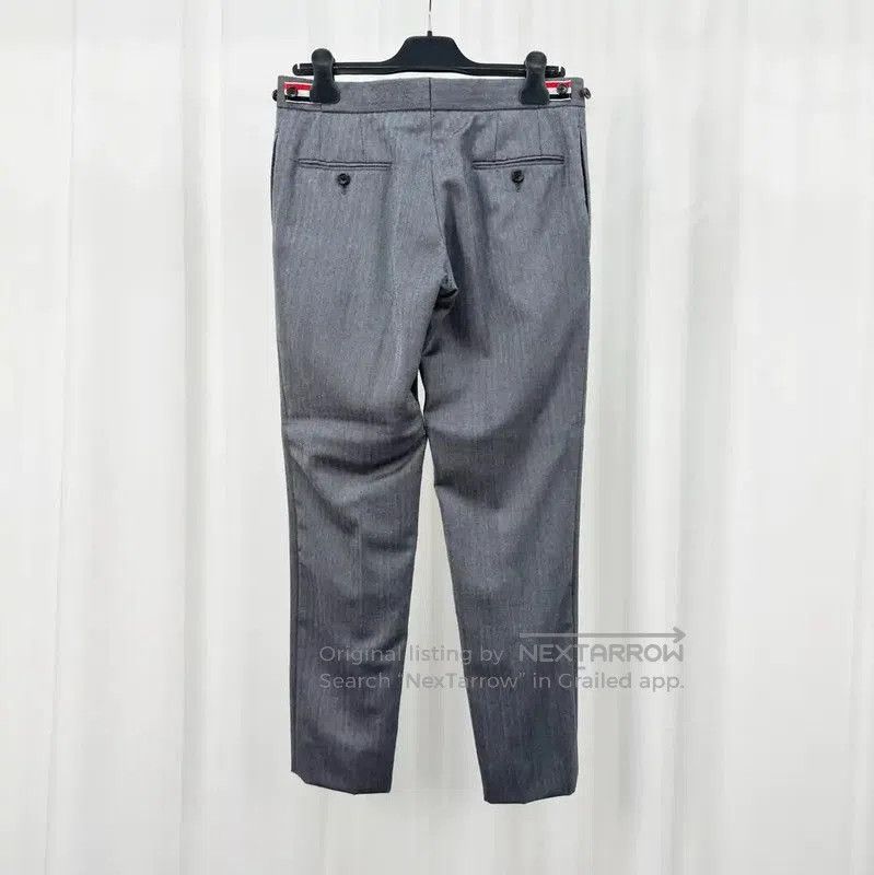 Other Thom Browne Men's Gray Wool Striped Pants . Size US 28 / EU 44 - 2 Thumbnail