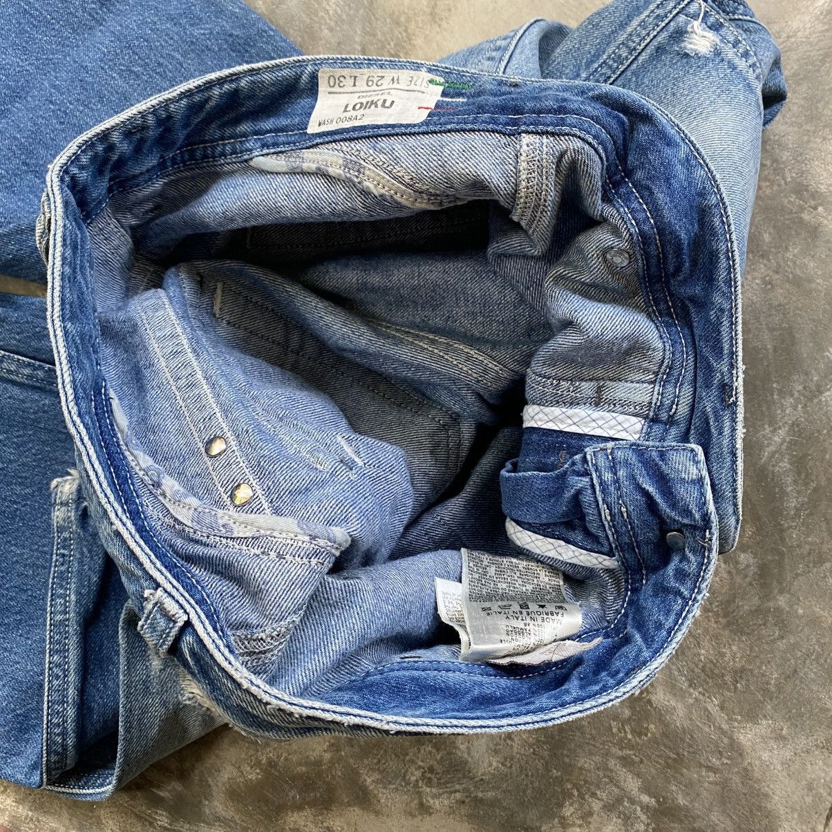 Diesel Diesel Fatigue Ripped Jeans Size US 30 / EU 46 - 16 Thumbnail