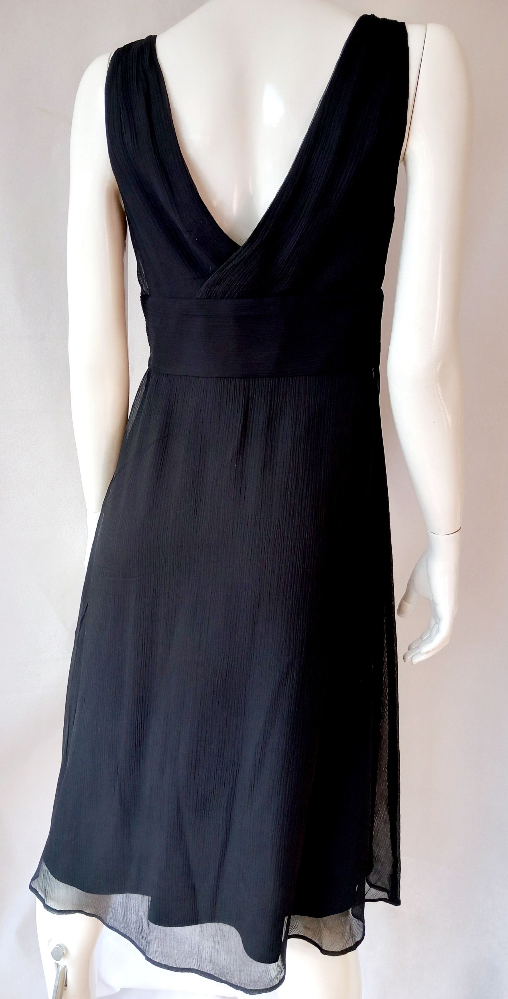 Max Mara Max Mara black silk dress S size Size S / US 4 / IT 40 - 6 Thumbnail