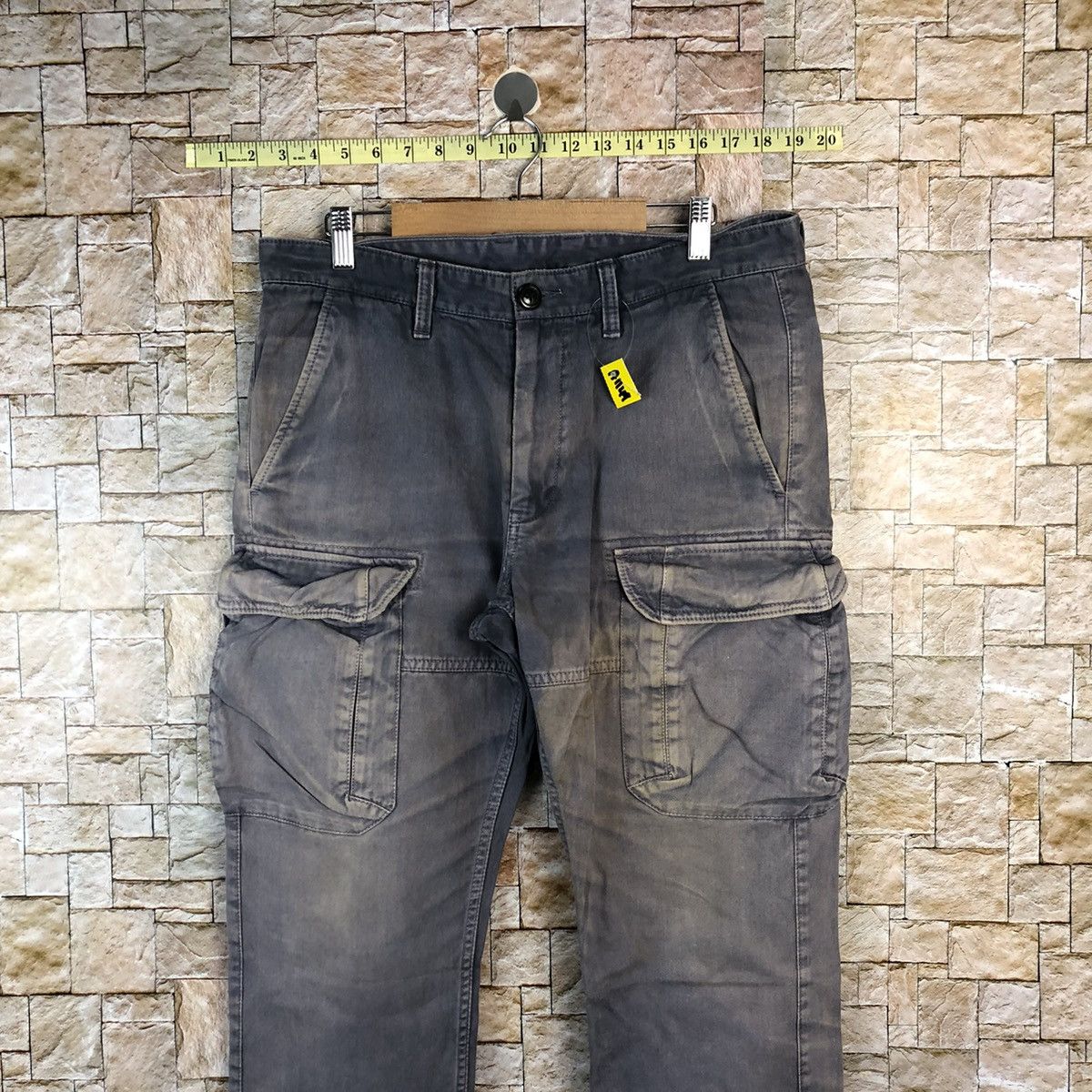 Armani Exchange Armani Exchange Blue Cargo utility Multipocket Pants #A1149 Size US 32 / EU 48 - 2 Thumbnail