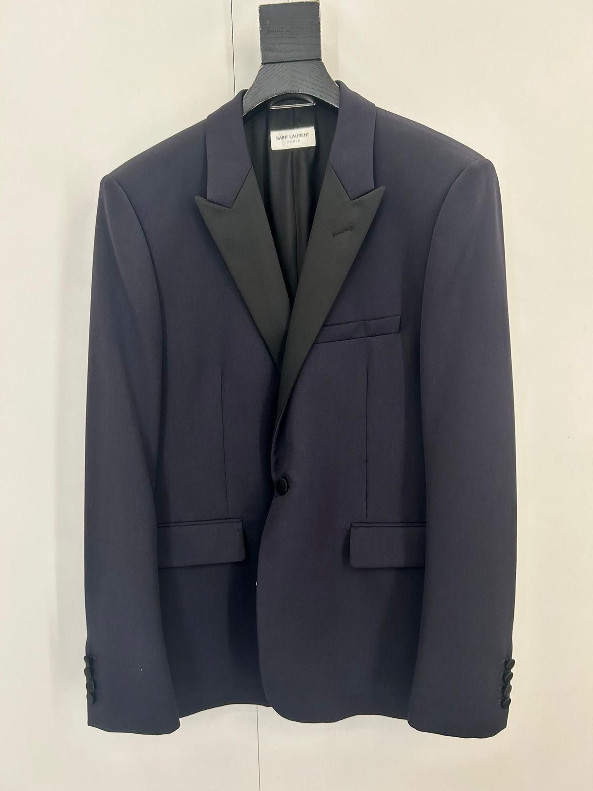 Saint Laurent Paris Double breasted trench coat made with recycled polyester Size 48R - 1 Thumbnail