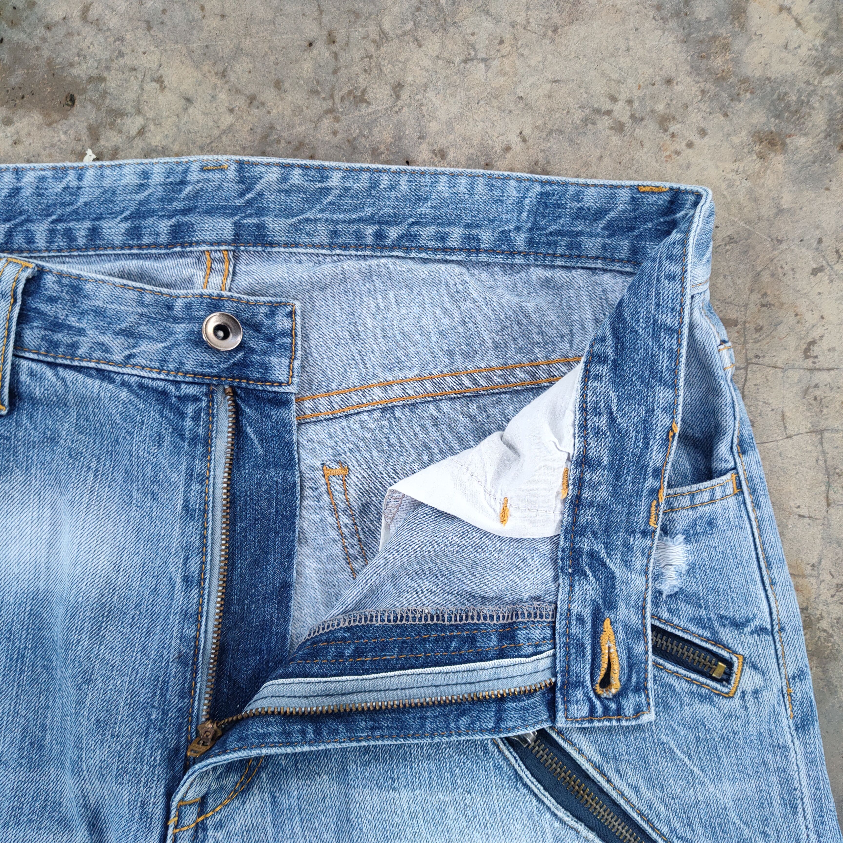 Art Comes First × Japanese Brand × Jean VINTAGE SPINASH SKULL JEANS DENIM PANTS Size US 34 / EU 50 - 10 Thumbnail
