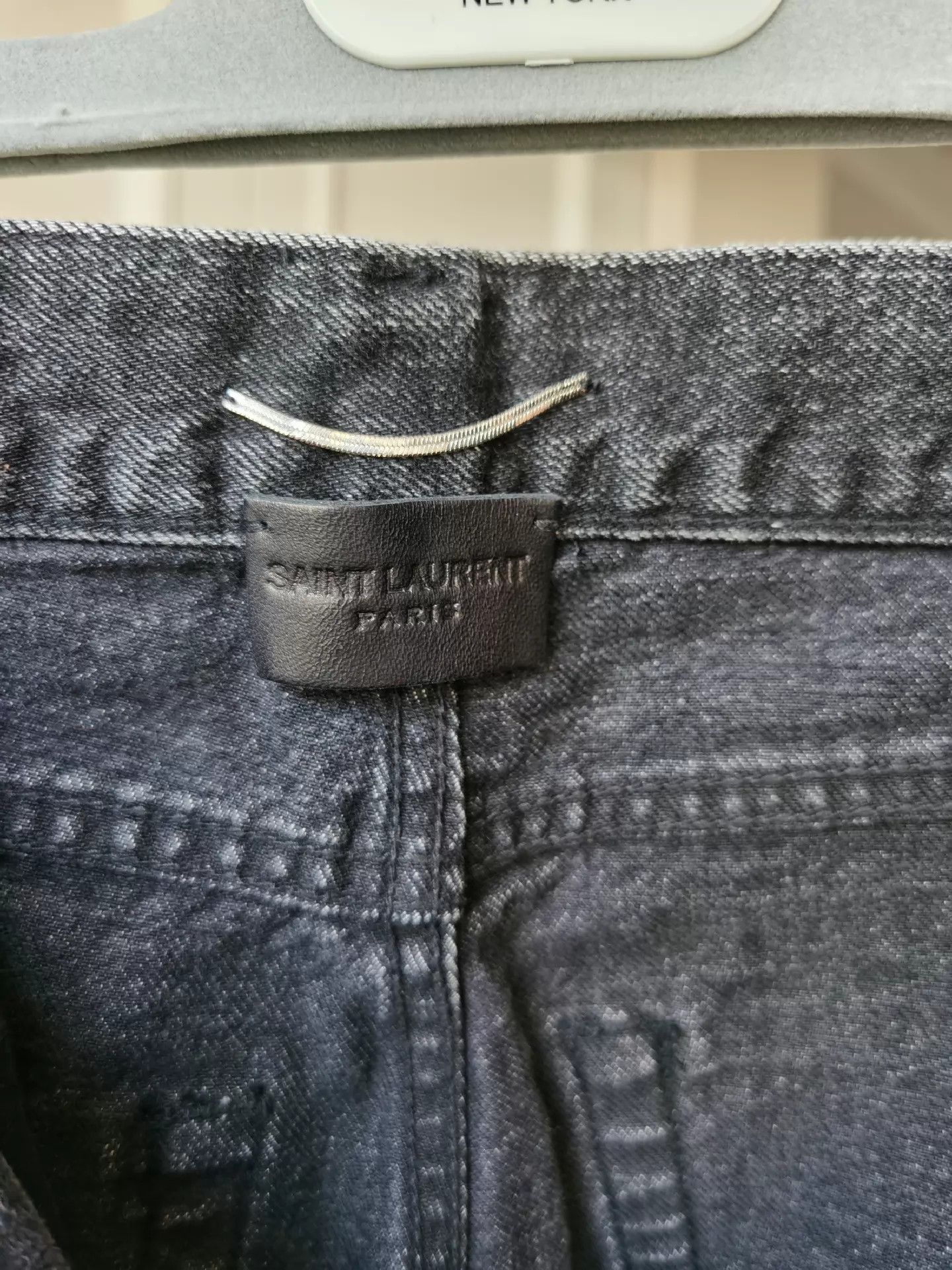 Saint Laurent Paris SLP Smoky Gray Distressed Jeans 30 Worn 2x Size US 30 / EU 46 - 6 Thumbnail
