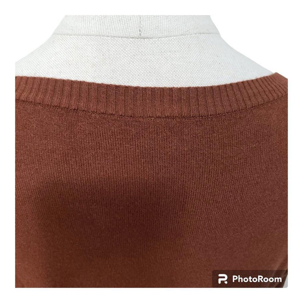 Designer CT727 Devotion by Cyrus Ladies Long Sleeve Brown Sweater L Size L / US 10 / IT 46 - 4 Thumbnail