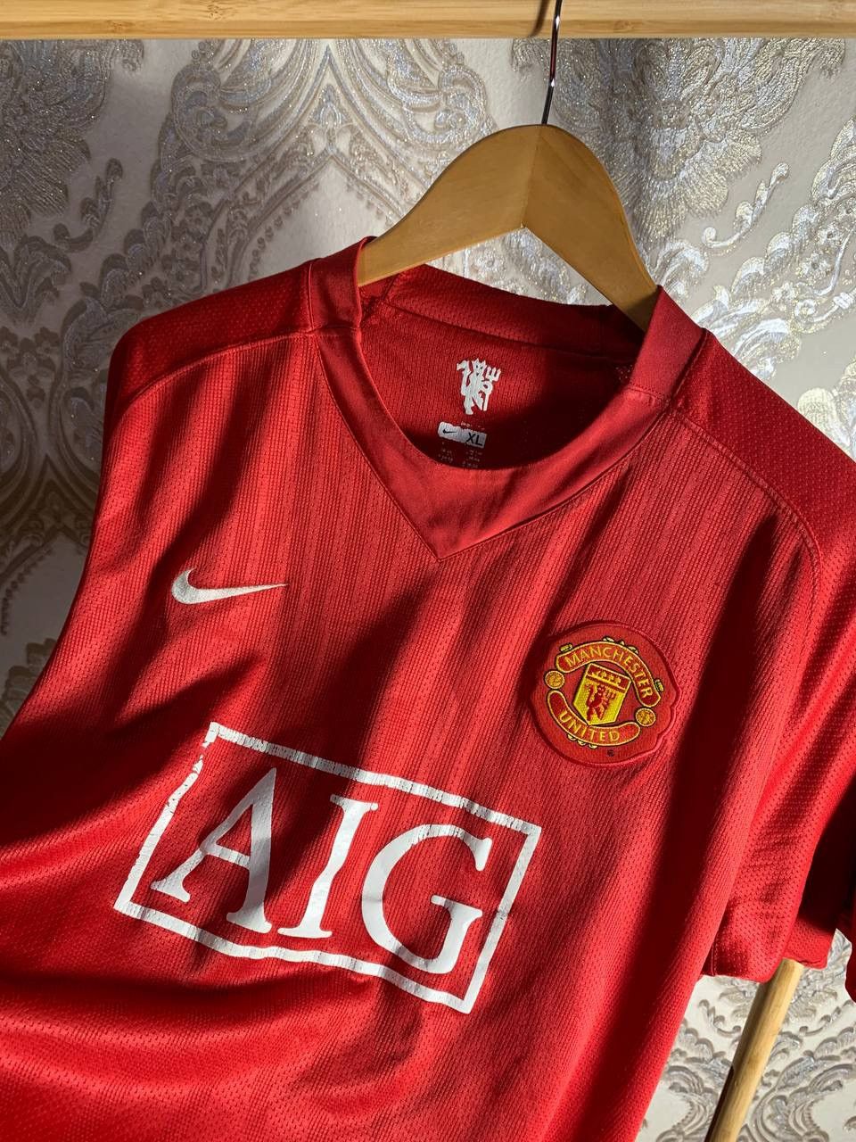 Nike VINTAGE NIKE FC MANCHESTER UNITED ENGLAND SOCCER JERSEY 90s Size US XL / EU 56 / 4 - 5 Thumbnail