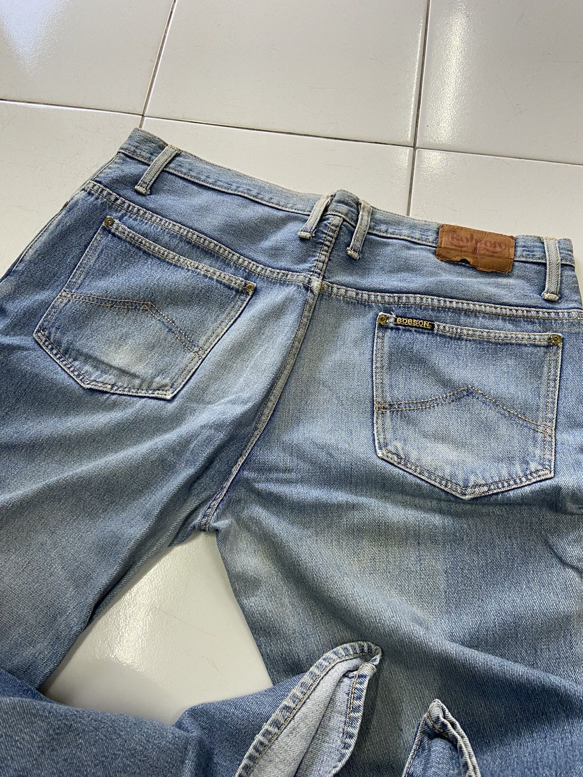 Vintage VINTAGE BOBSON STRAIGHT CUT DENIM JEANS Size US 38 / EU 54 - 5 Thumbnail