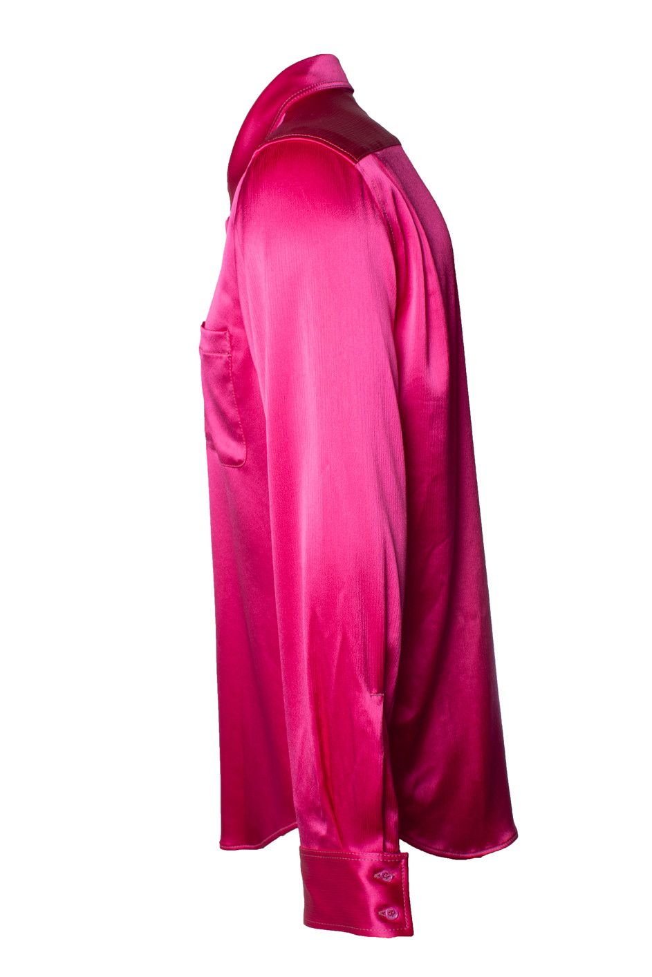 Sies Marjan Sies Marjan, Sander satin shirt in fuchsia Size US L / EU 52-54 / 3 - 2 Thumbnail